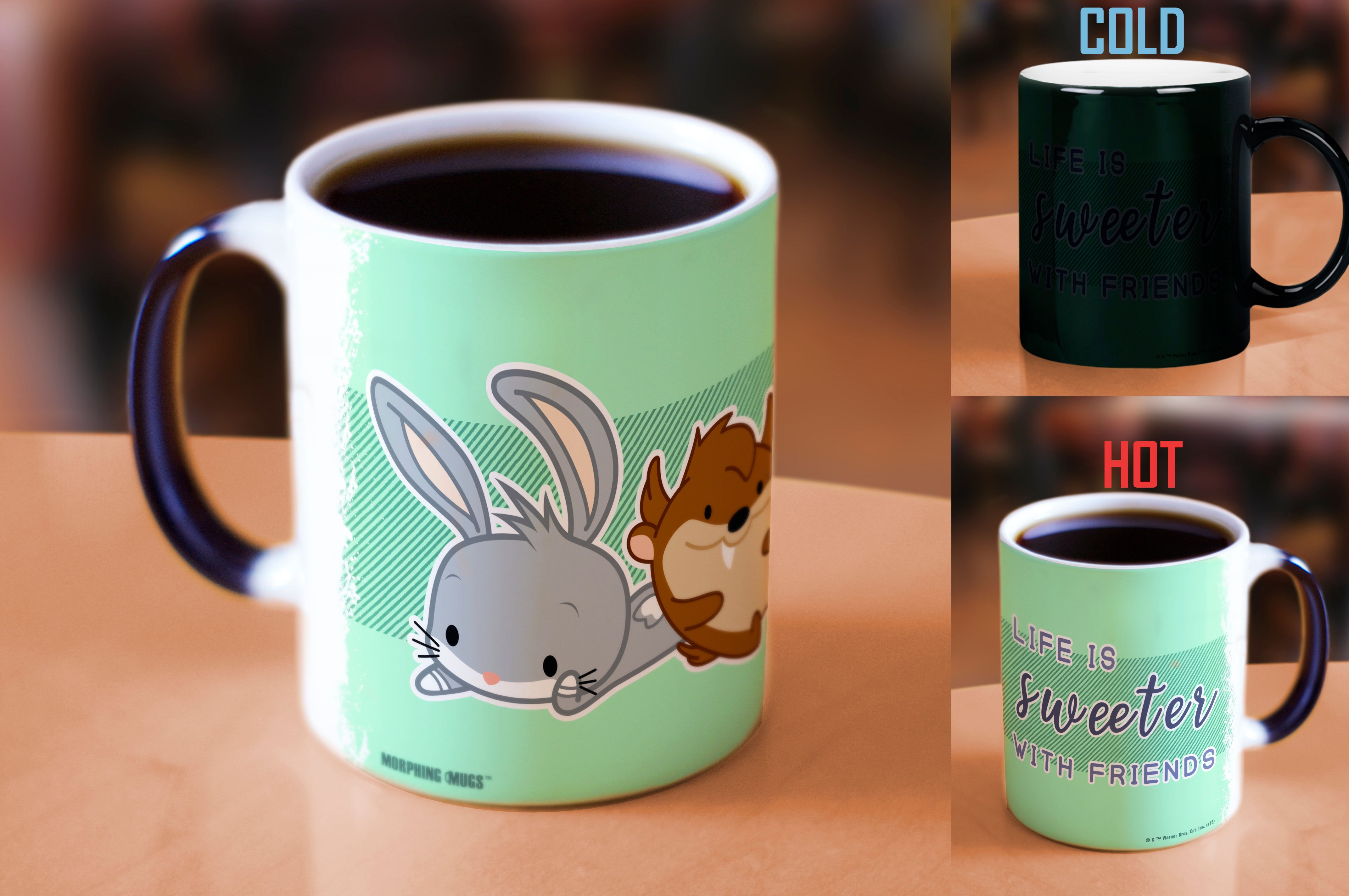 Looney Tunes (Cartoon  Life is Sweeter) Morphing Mugs®  Heat-Sensitive Mug MMUG776