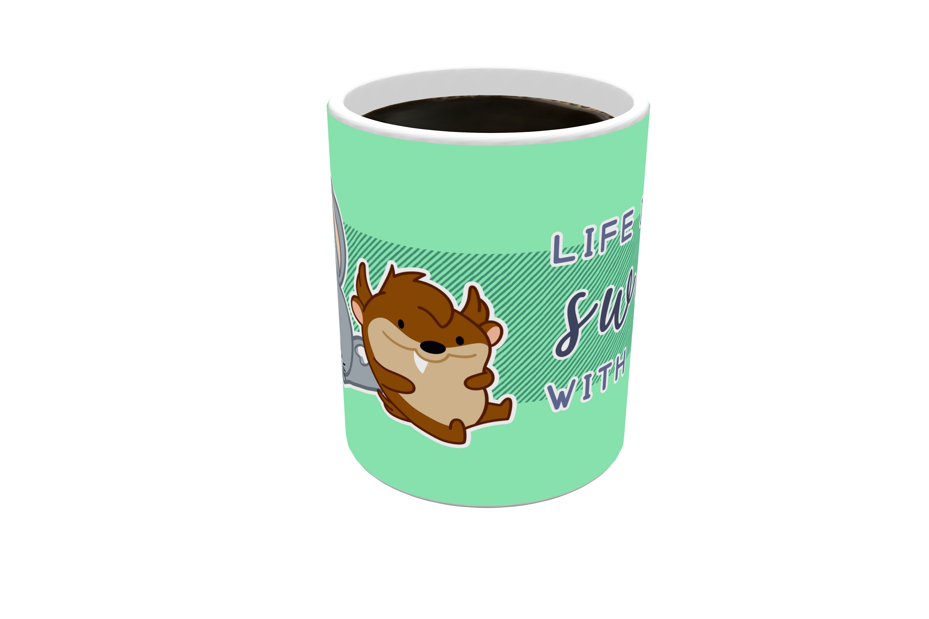 Looney Tunes (Cartoon  Life is Sweeter) Morphing Mugs®  Heat-Sensitive Mug MMUG776