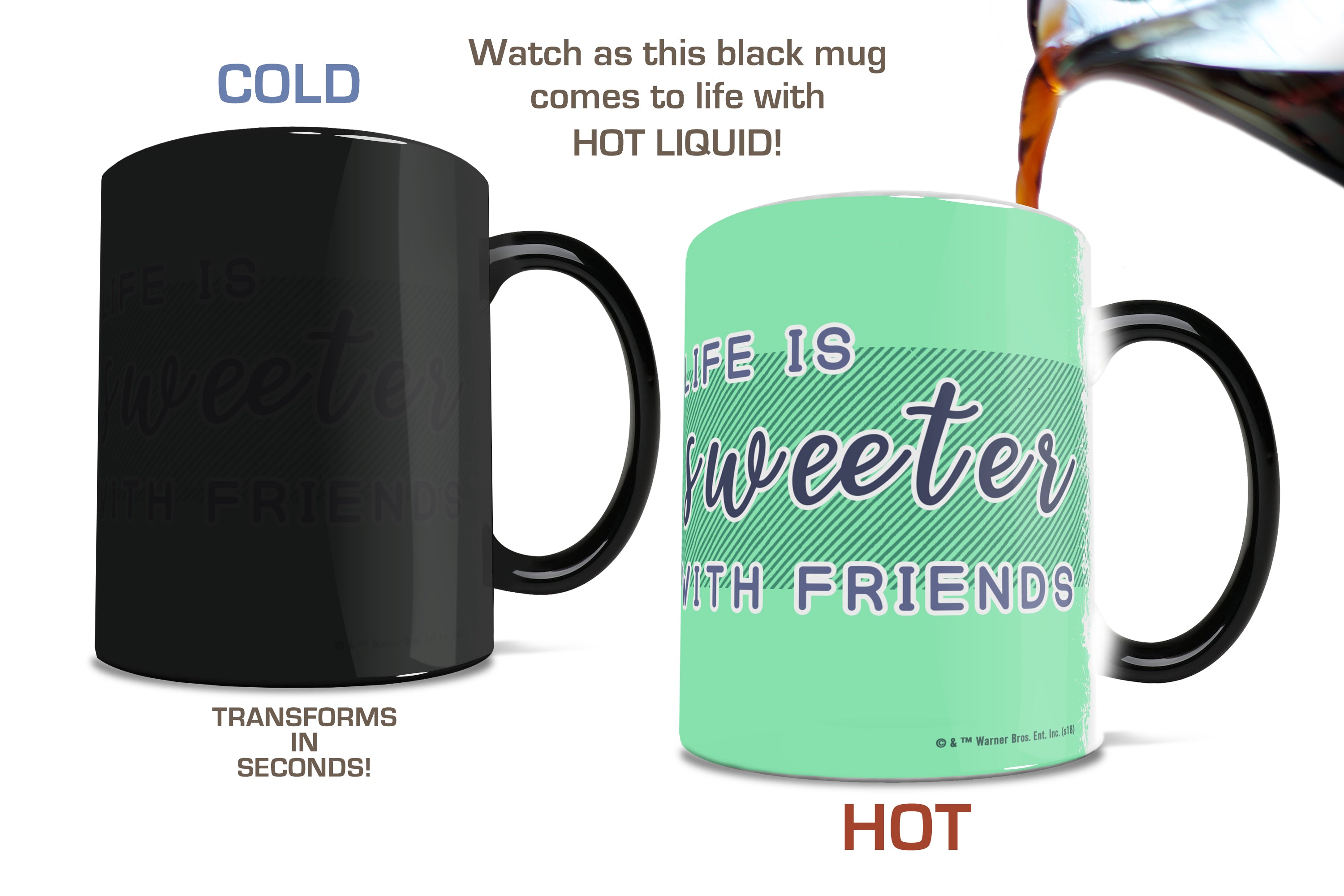 Looney Tunes (Cartoon  Life is Sweeter) Morphing Mugs®  Heat-Sensitive Mug MMUG776