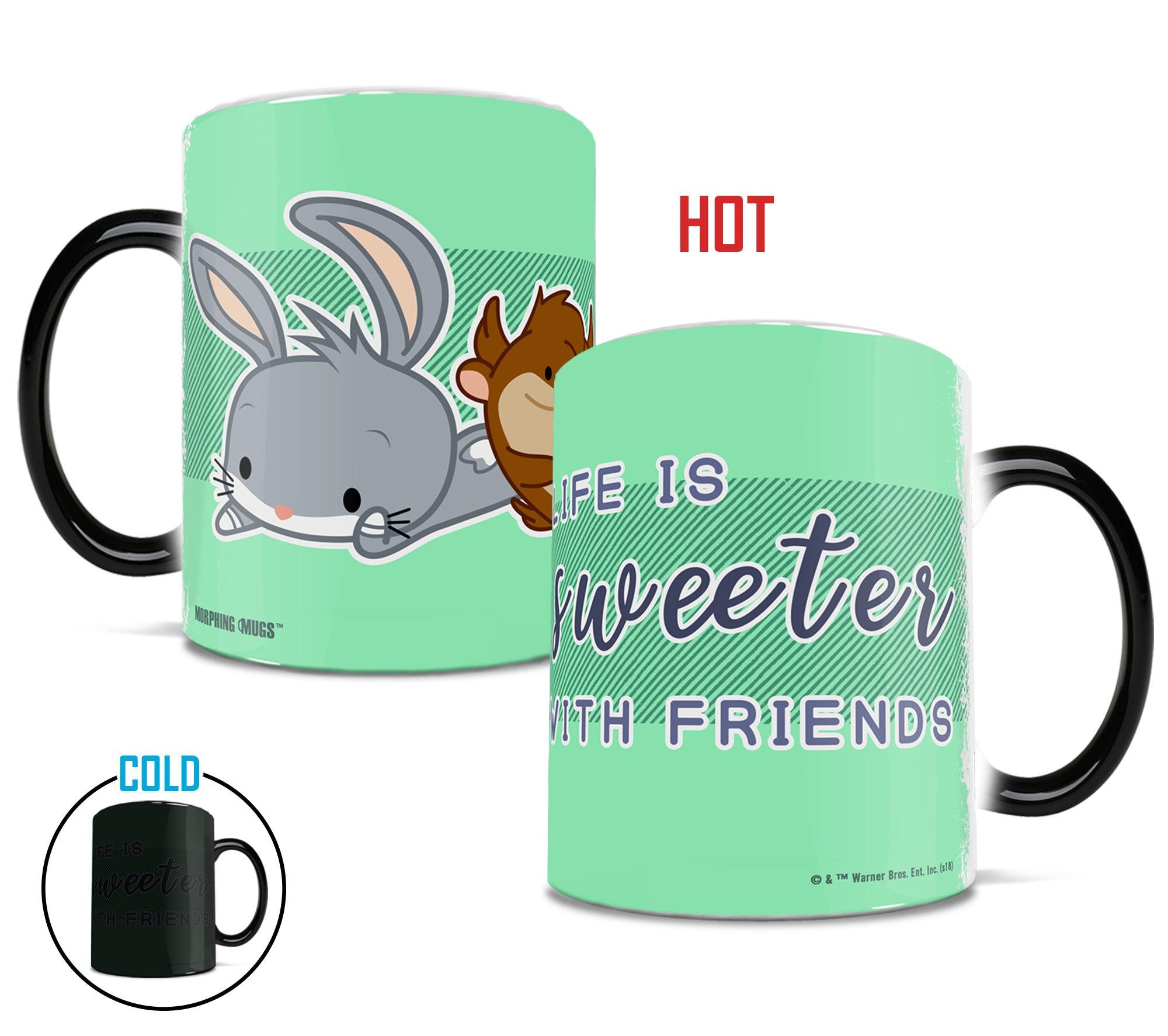 Looney Tunes (Cartoon  Life is Sweeter) Morphing Mugs®  Heat-Sensitive Mug MMUG776
