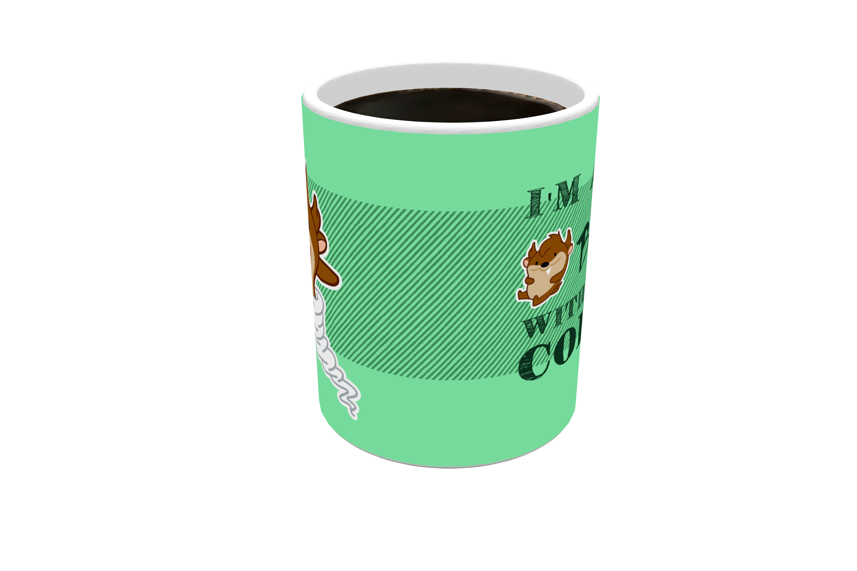 Looney Tunes (Cartoon Coffee Beast) Morphing Mugs®  Heat-Sensitive Mug MMUG777