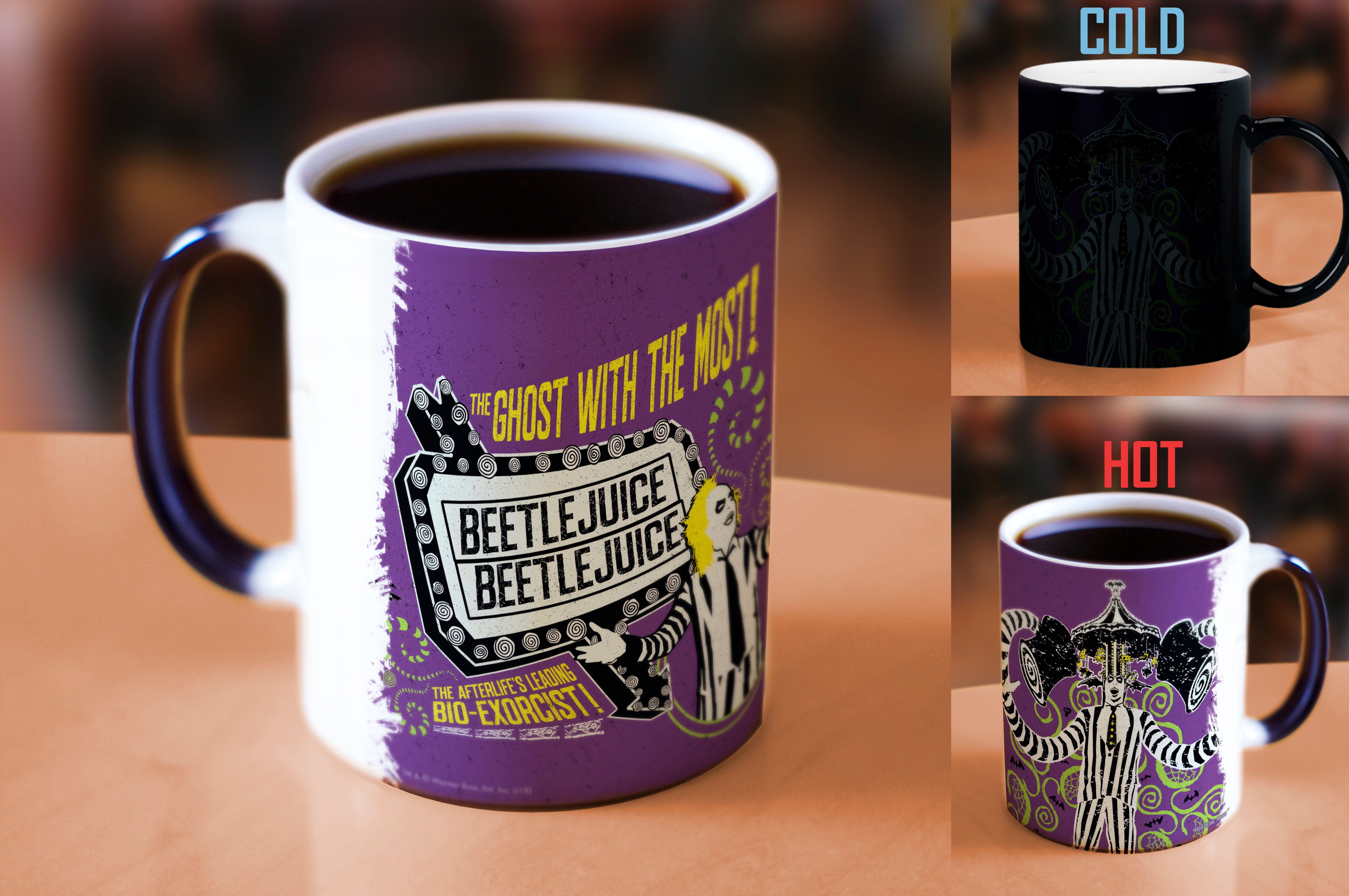 Beetlejuice (The Ghost with the Most) Morphing Mugs®  Heat-Sensitive Mug MMUG781