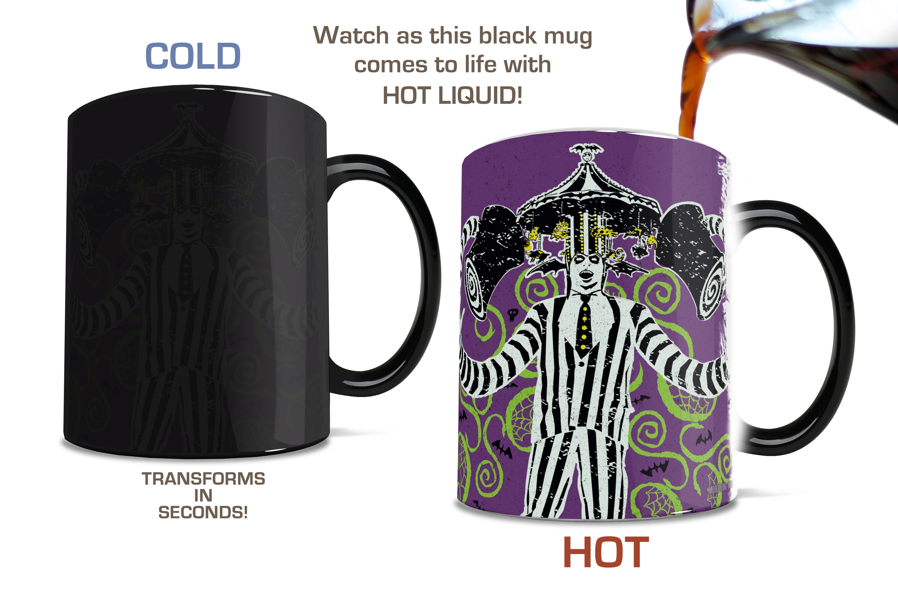 Beetlejuice (The Ghost with the Most) Morphing Mugs®  Heat-Sensitive Mug MMUG781