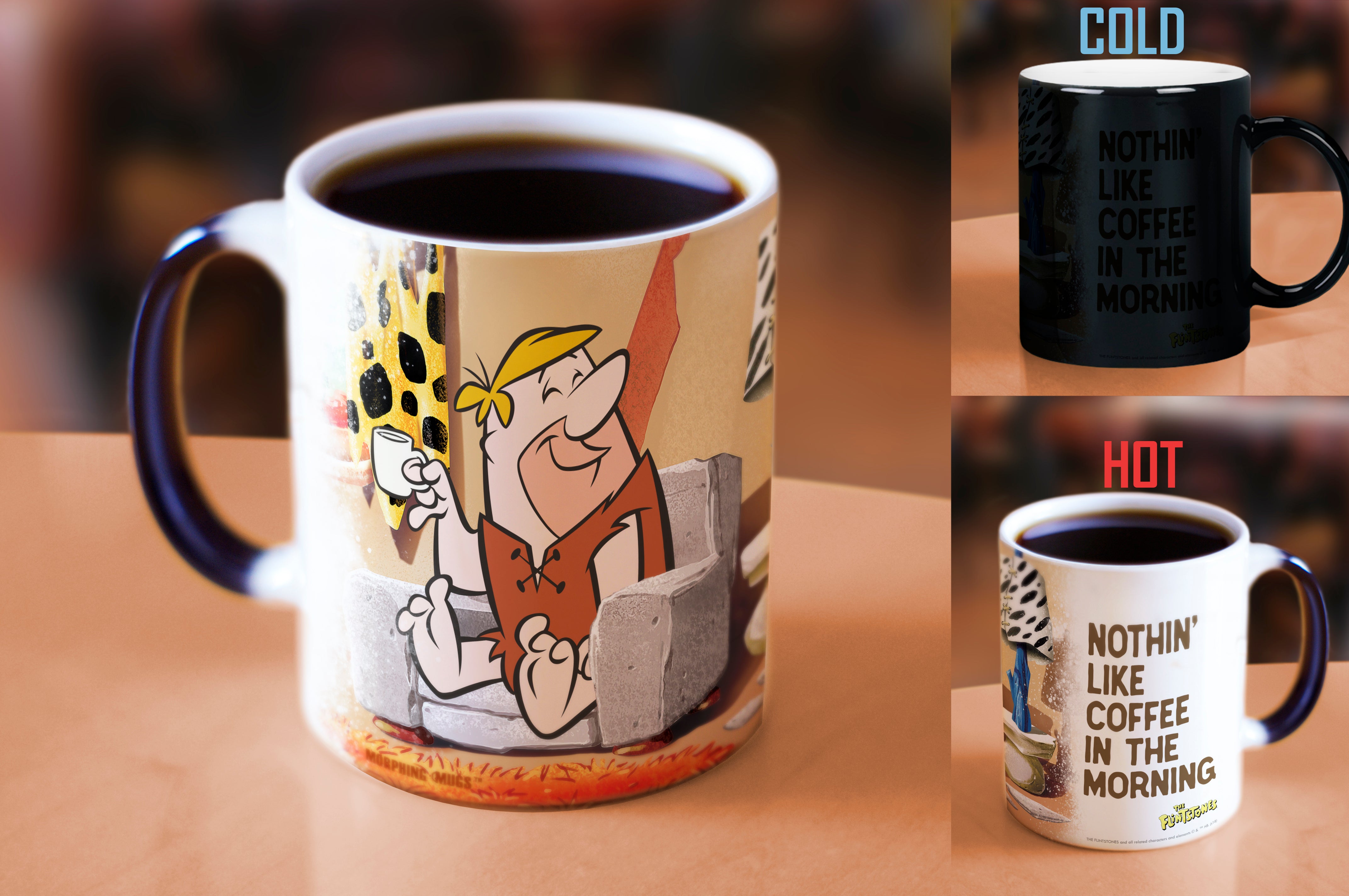 The Flintstones (Nothin Like Coffee) Morphing Mugs® Heat-Sensitive Mug MMUG785