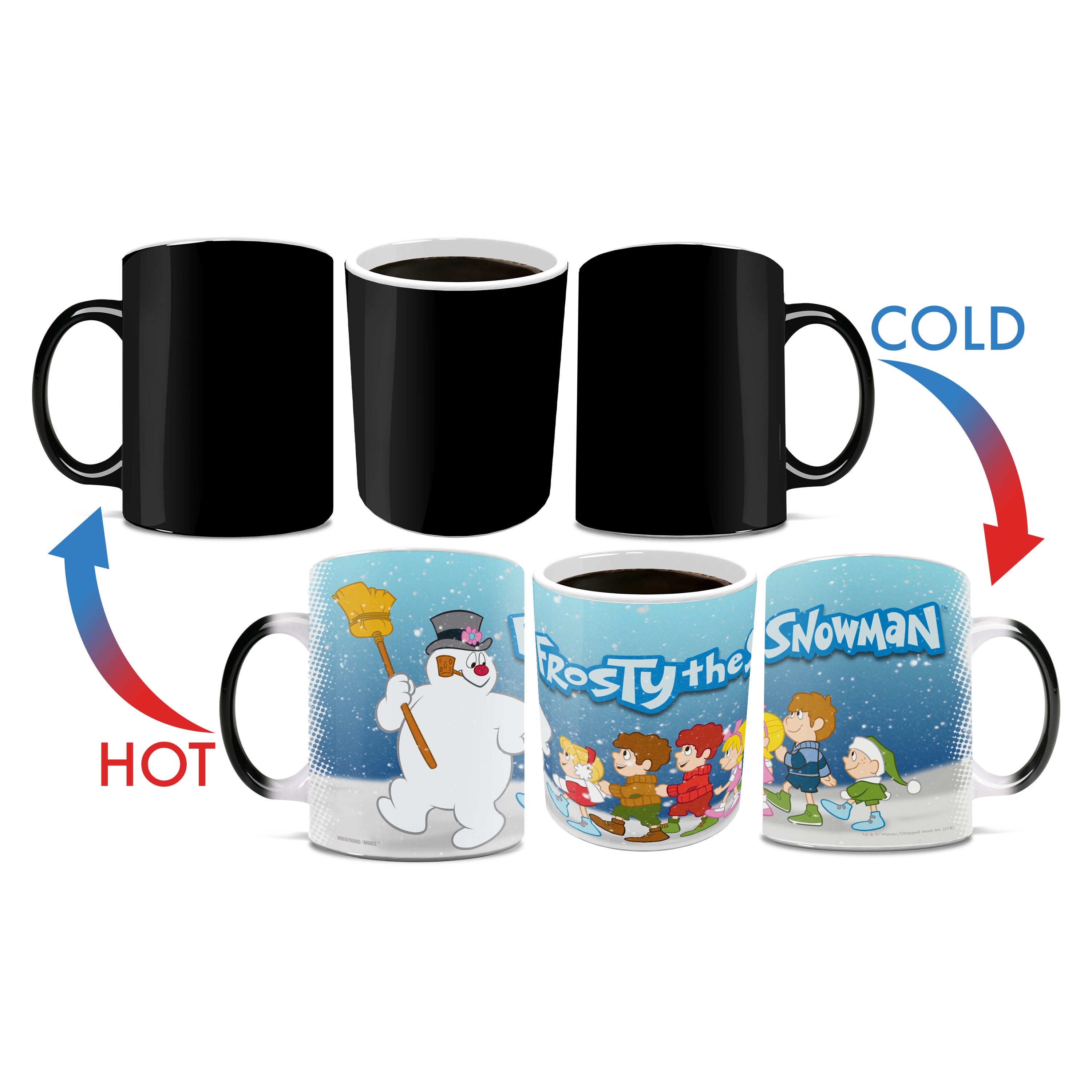 Frosty the Snowman (Frosty and the Kids) Morphing Mugs®  Heat-Sensitive Mug MMUG786