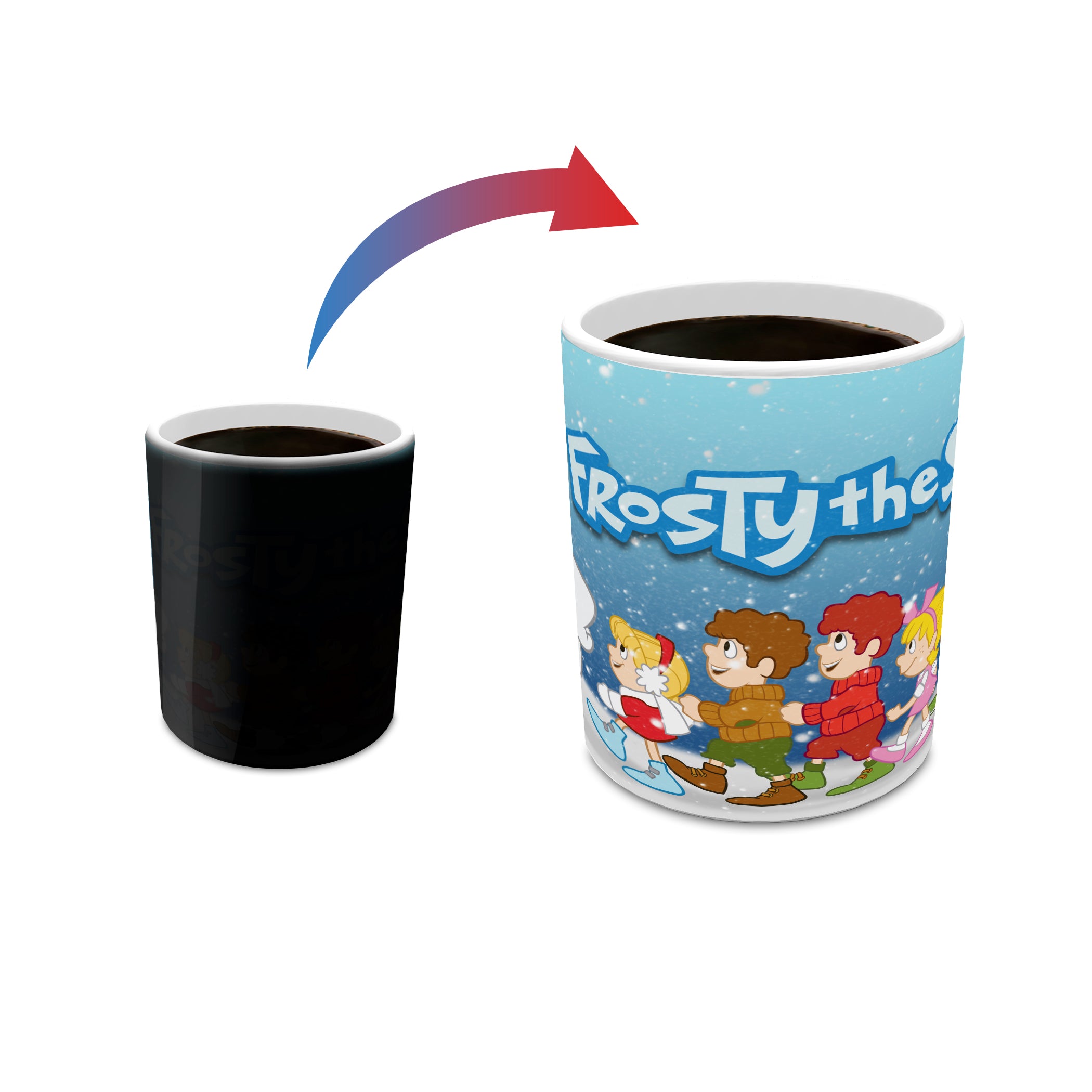 Frosty the Snowman (Frosty and the Kids) Morphing Mugs®  Heat-Sensitive Mug MMUG786