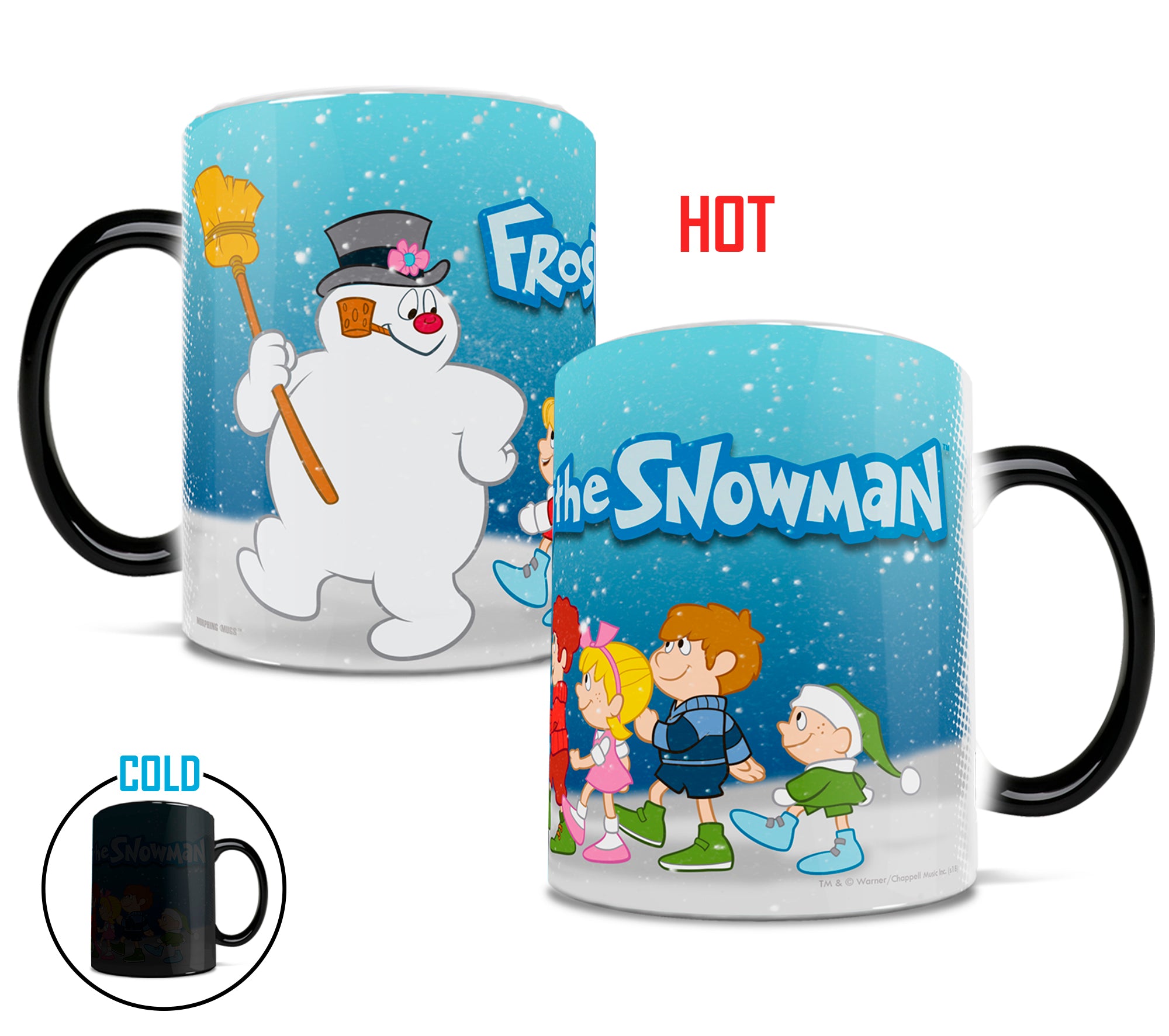 Frosty the Snowman (Frosty and the Kids) Morphing Mugs®  Heat-Sensitive Mug MMUG786