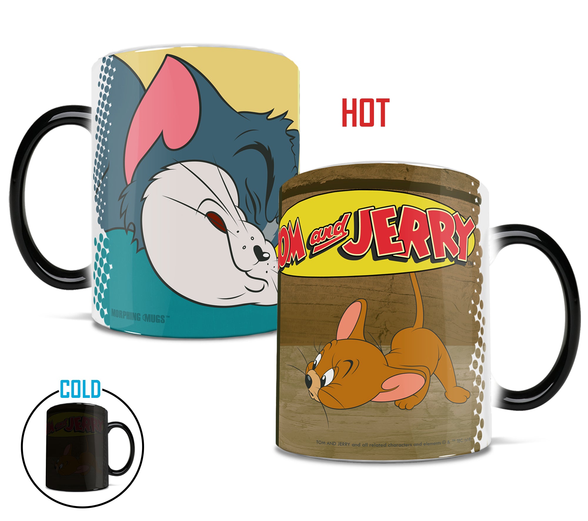 Tom and Jerry (Cat and Mouse) Morphing Mugs® Heat-Sensitive Mug MMUG789