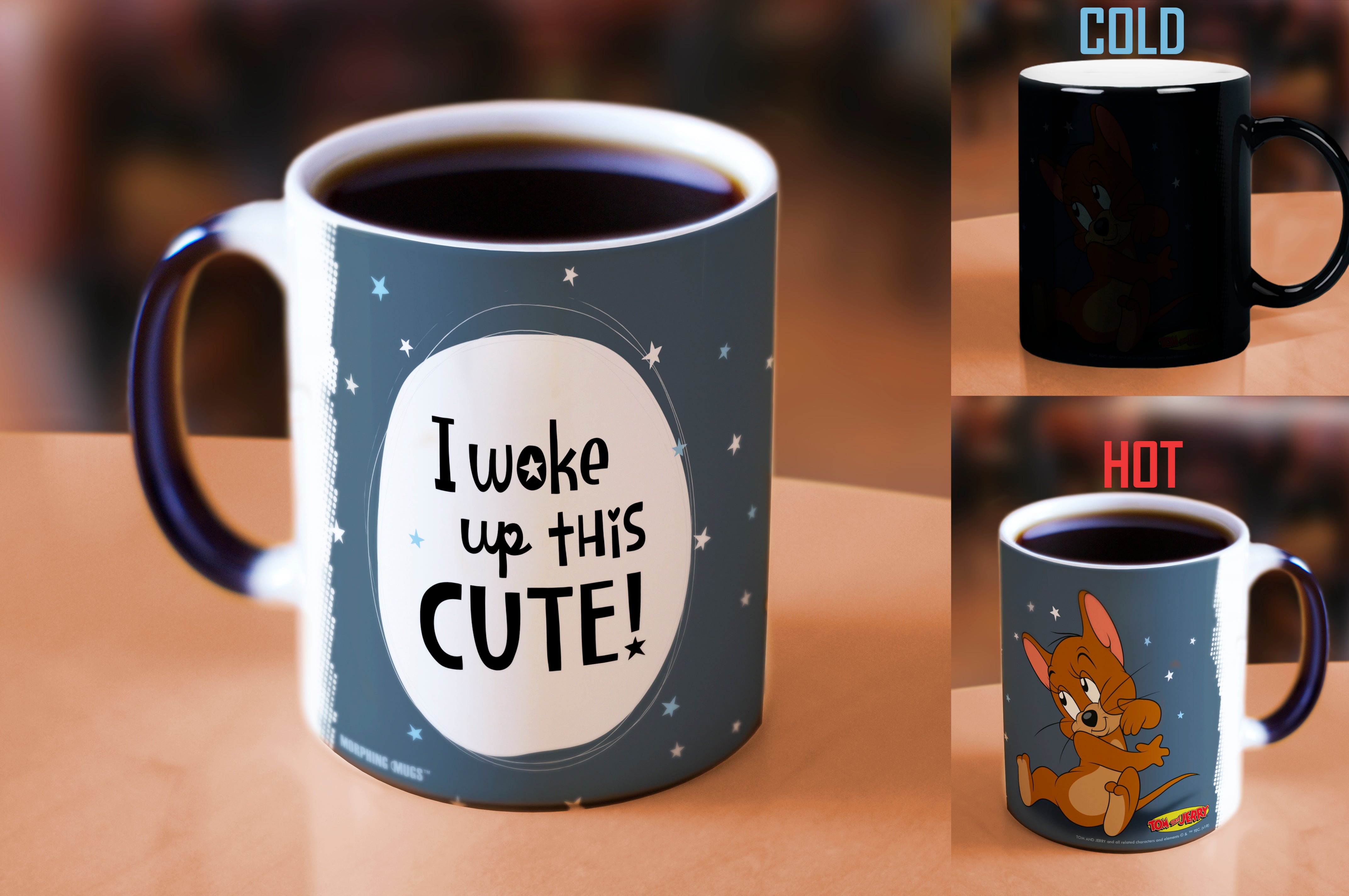 Tom and Jerry (I Woke Up This Cute) Morphing Mugs® Heat-Sensitive Mug MMUG790
