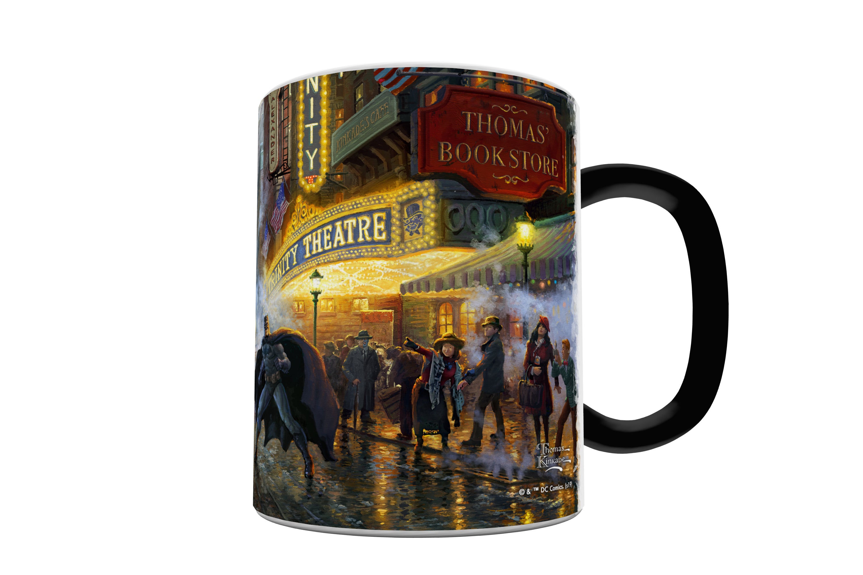 DC Comics (Batman, Superman and Wonder Woman) Morphing Mugs®  Heat-Sensitive Mug  Thomas Kinkade Studios Art MMUG847