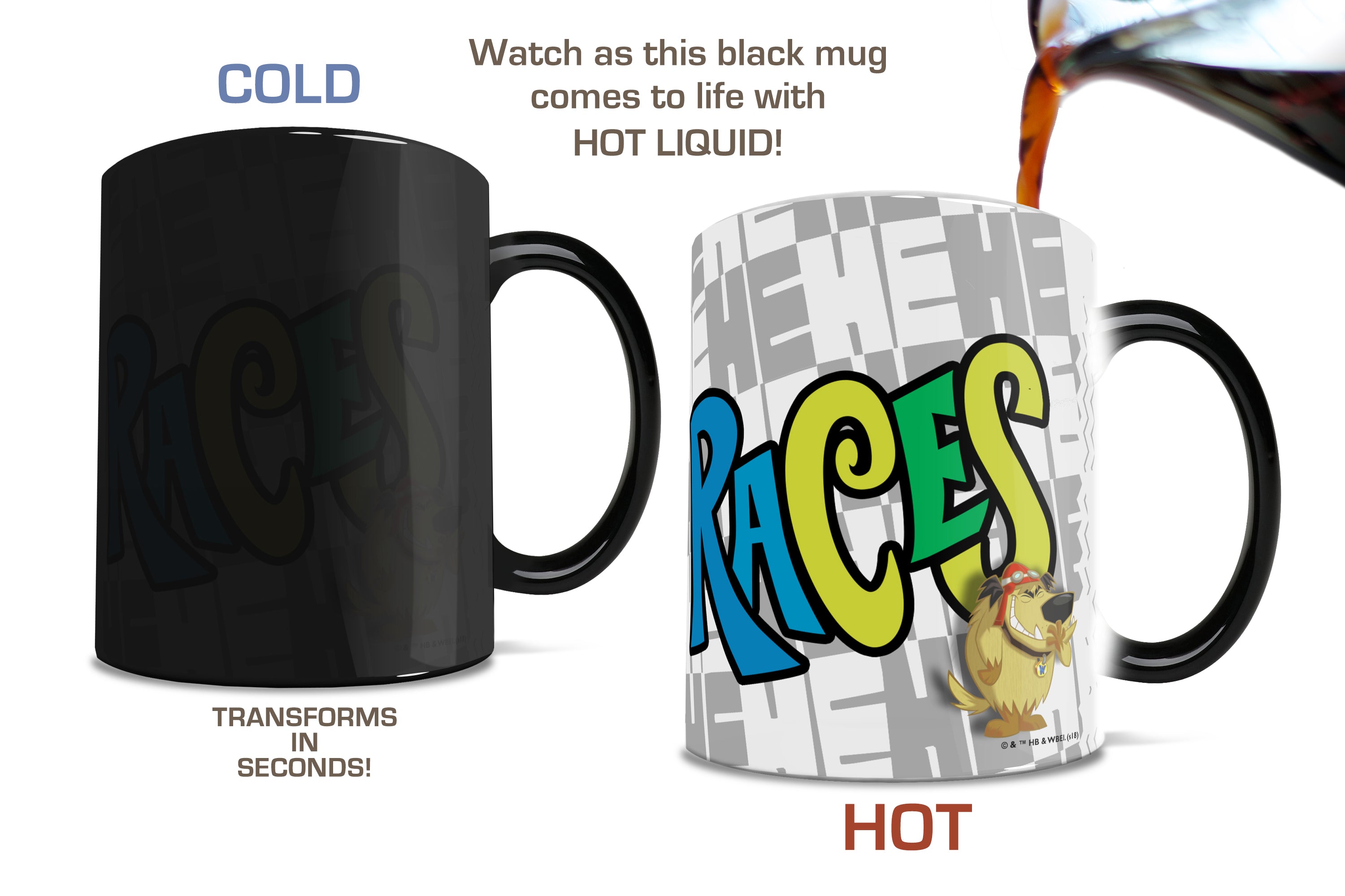 Wacky Races (Wackey Muttley) Morphing Mugs® Heat-Sensitive Mug MMUG866