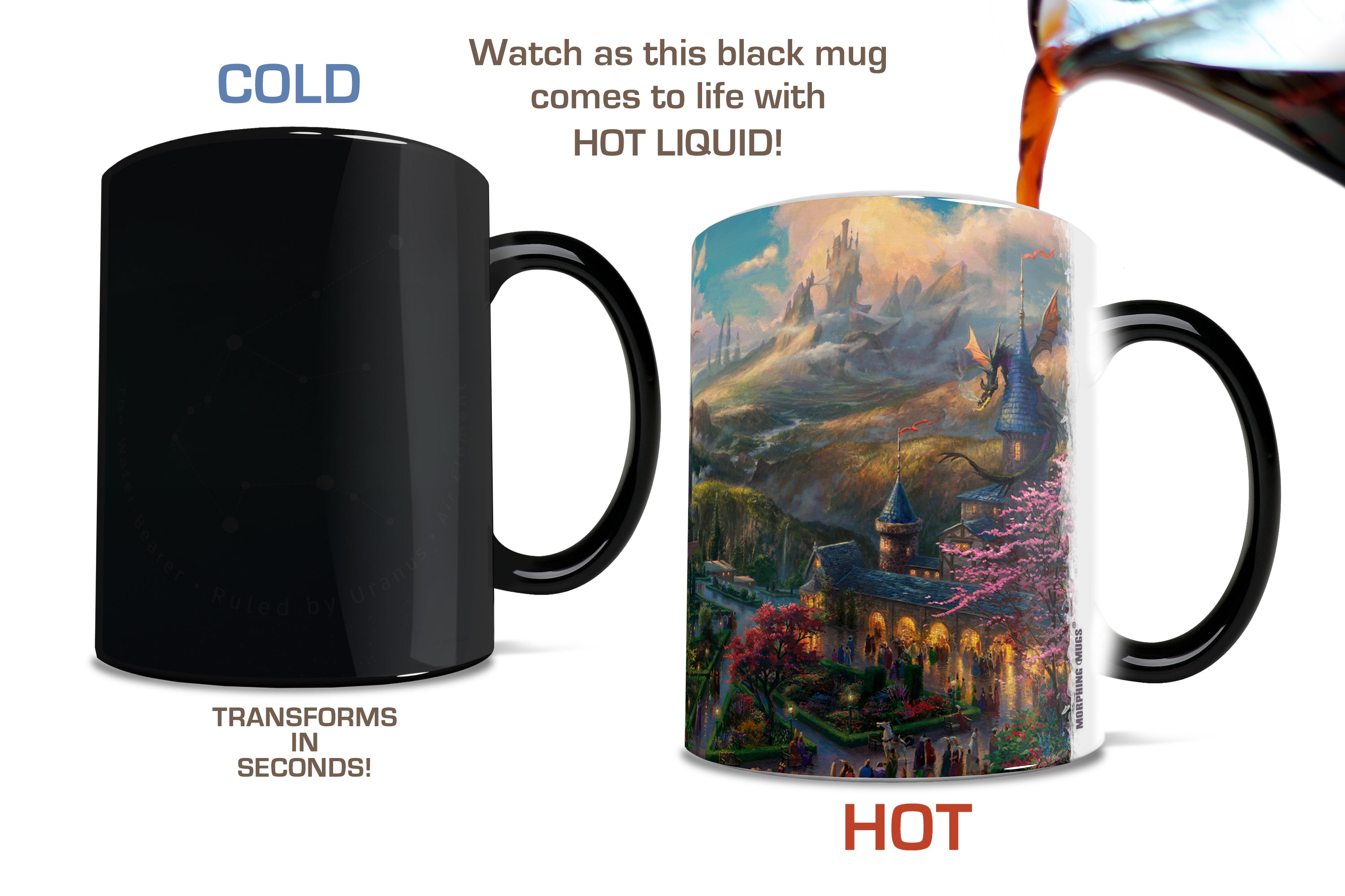Disney (Sleeping Beauty Dancing in the Enchanted Light) by Thomas Kinkade Studios Morphing Mugs®  Heat-Sensitive Mug MMUG919