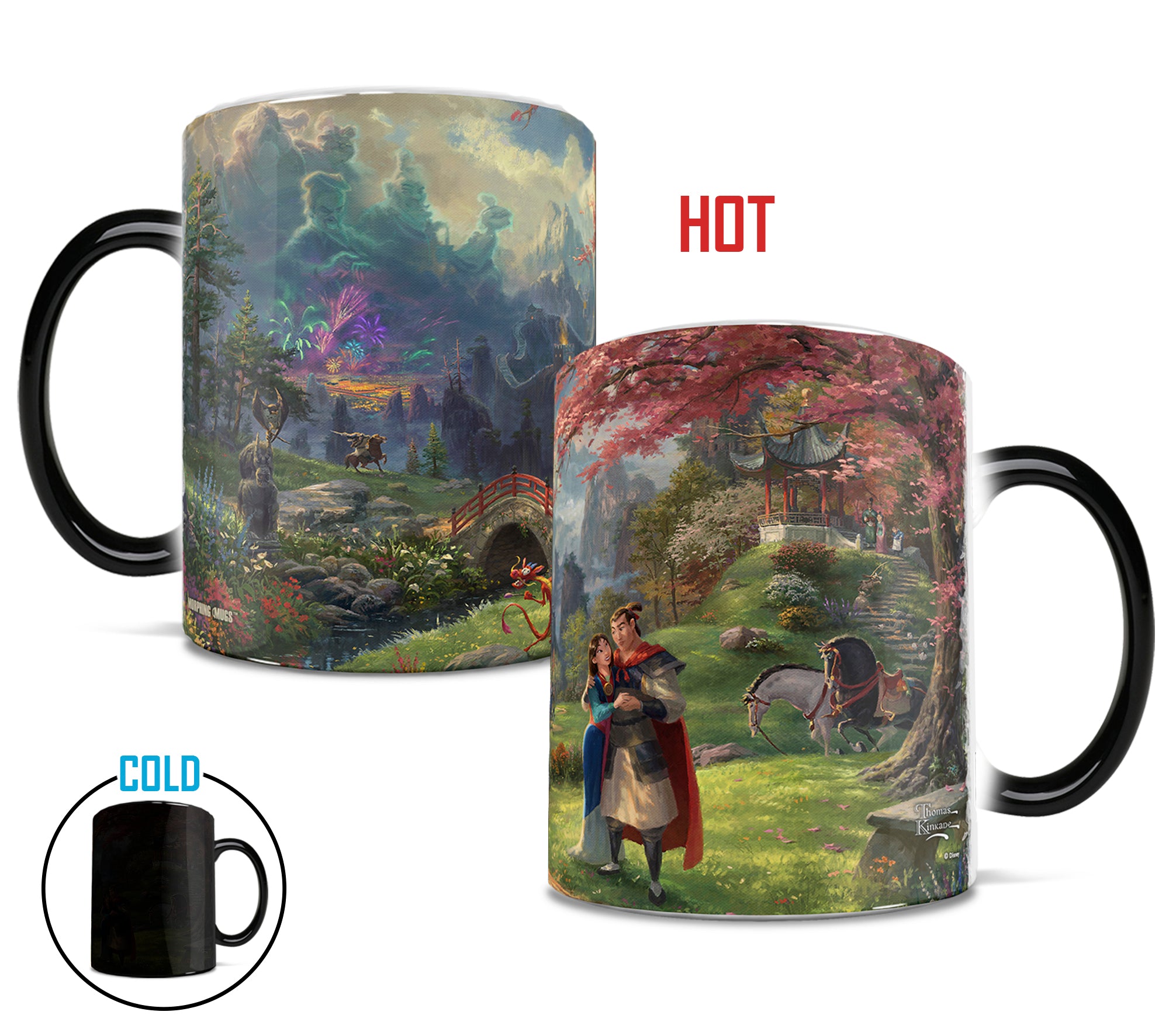 Disney (Mulan Blossoms of Love) by Thomas Kinkade Studios Morphing Mugs®  Heat-Sensitive Mug MMUG965