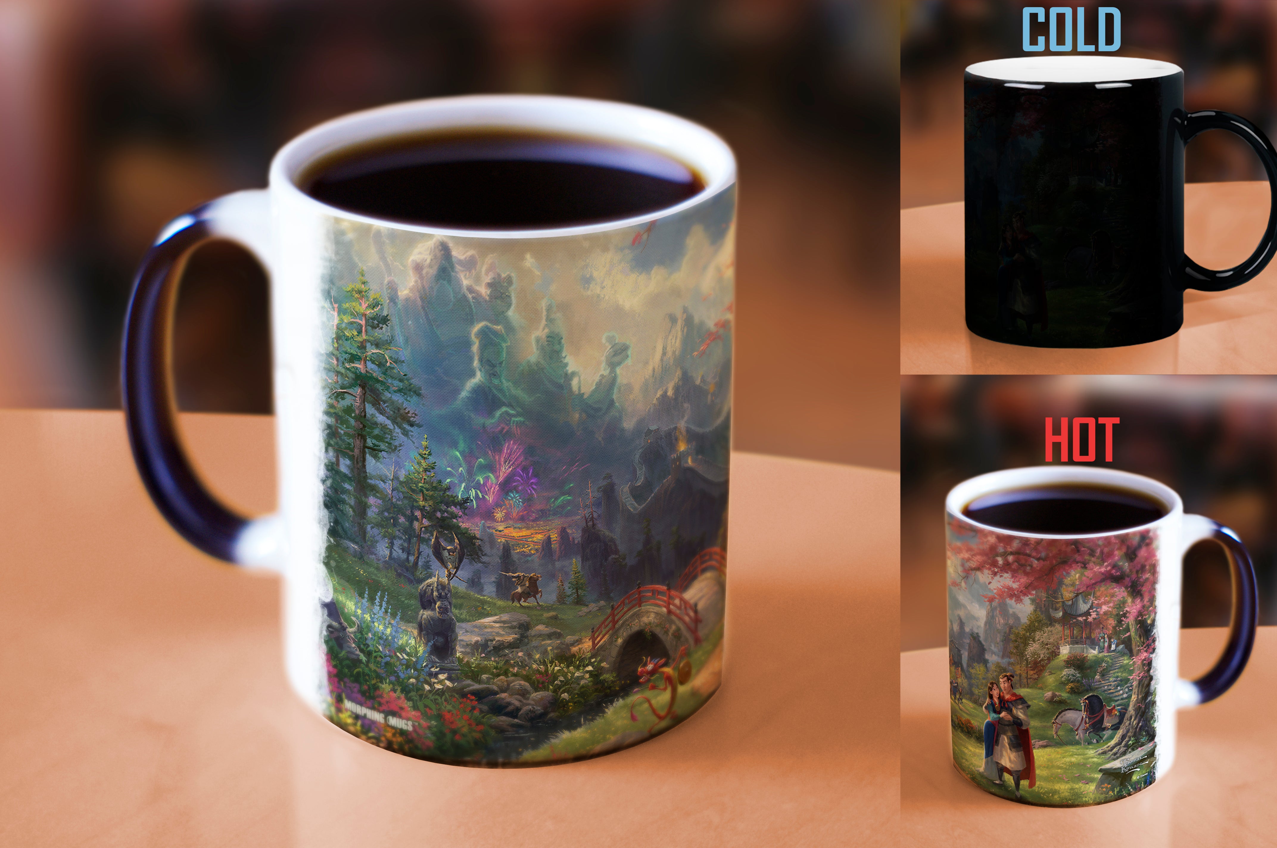 Disney (Mulan Blossoms of Love) by Thomas Kinkade Studios Morphing Mugs®  Heat-Sensitive Mug MMUG965