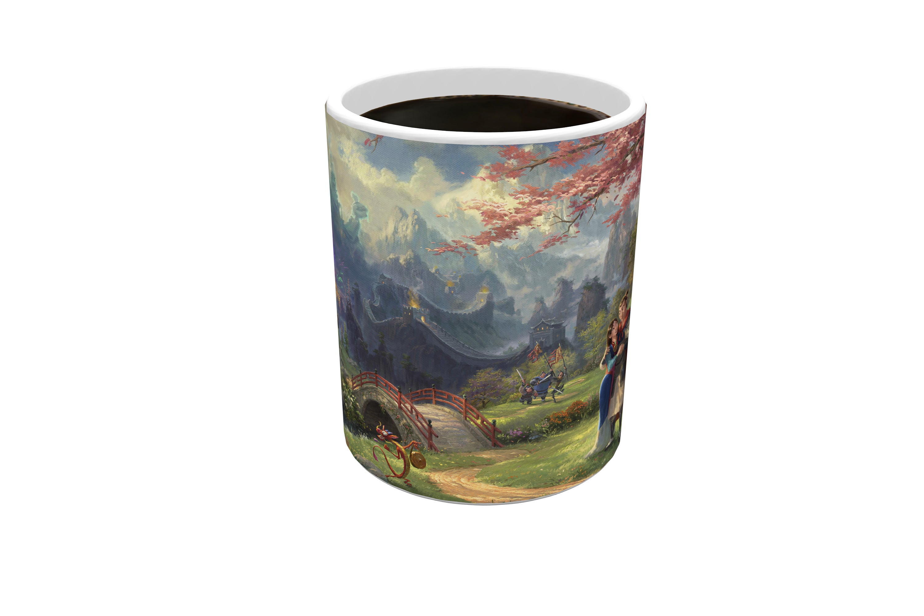 Disney (Mulan Blossoms of Love) by Thomas Kinkade Studios Morphing Mugs®  Heat-Sensitive Mug MMUG965