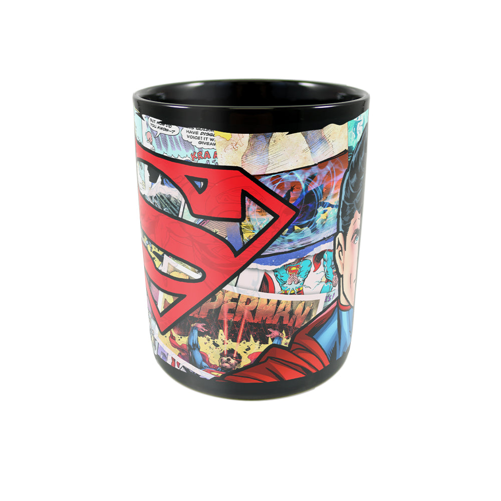 DC Comics (Superman - Papercut Comic Logo) Morphing Mugs® Heat-Sensitive Clue Mug MMUGC1027