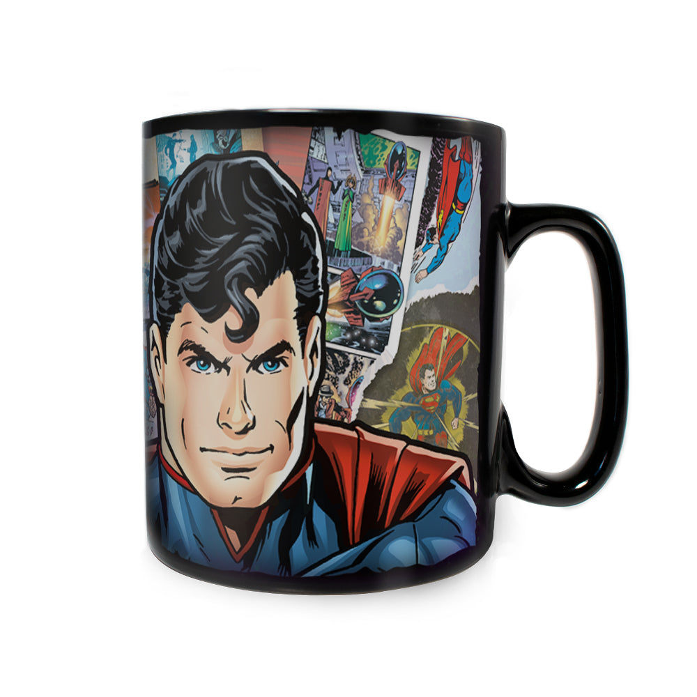 DC Comics (Superman - Papercut Comic Logo) Morphing Mugs® Heat-Sensitive Clue Mug MMUGC1027