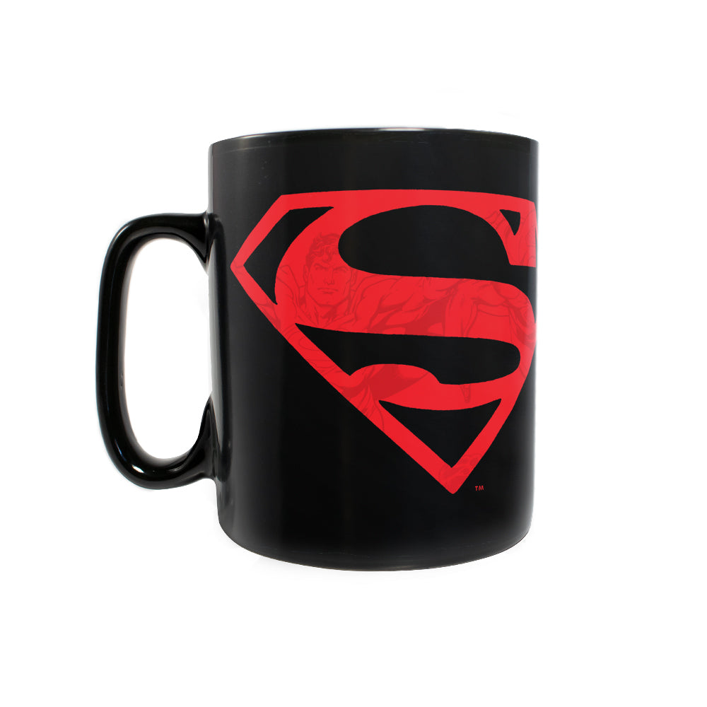 DC Comics (Superman - Papercut Comic Logo) Morphing Mugs® Heat-Sensitive Clue Mug MMUGC1027