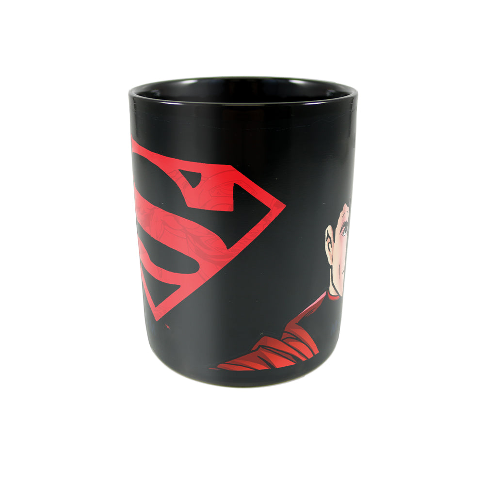 DC Comics (Superman - Papercut Comic Logo) Morphing Mugs® Heat-Sensitive Clue Mug MMUGC1027