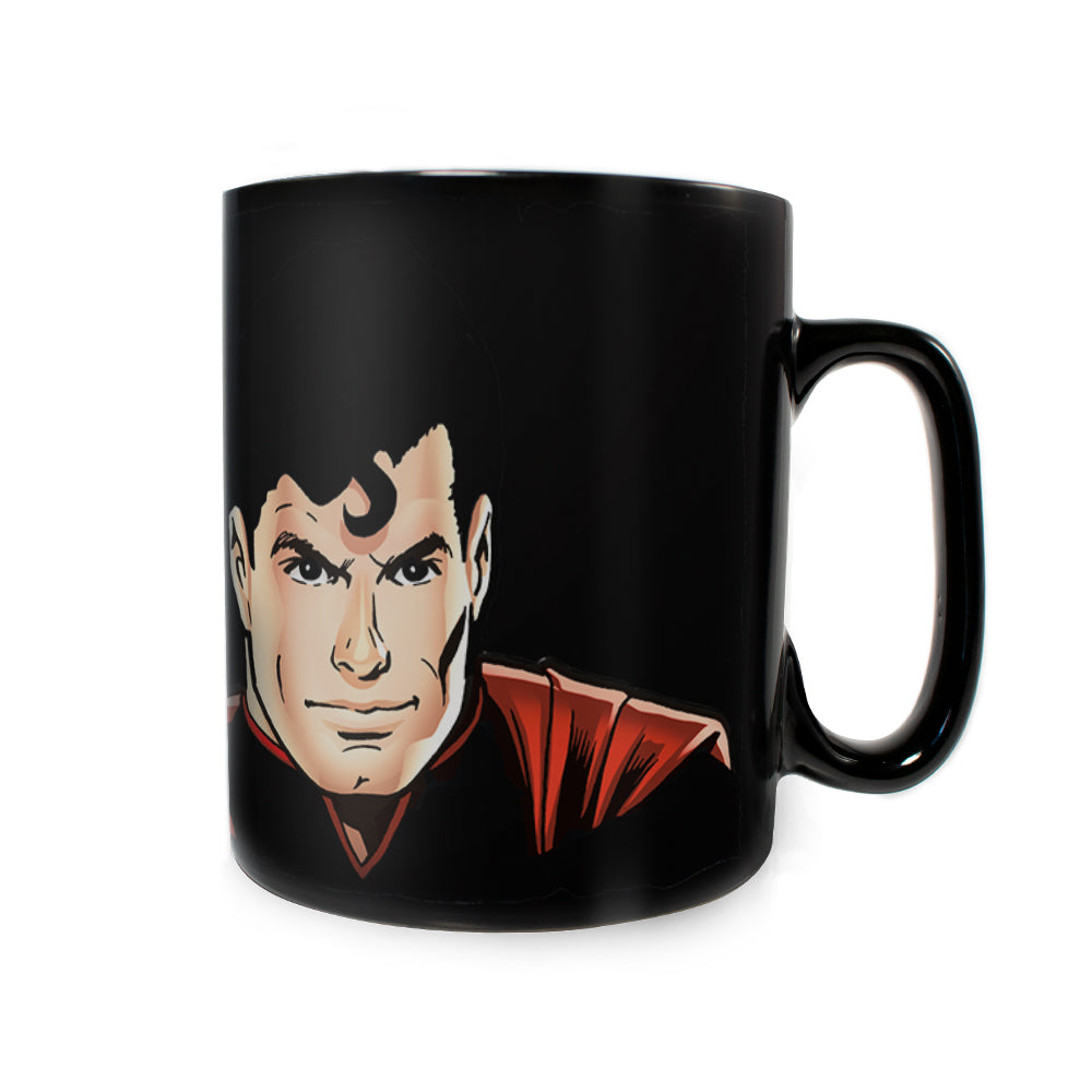 DC Comics (Superman - Papercut Comic Logo) Morphing Mugs® Heat-Sensitive Clue Mug MMUGC1027