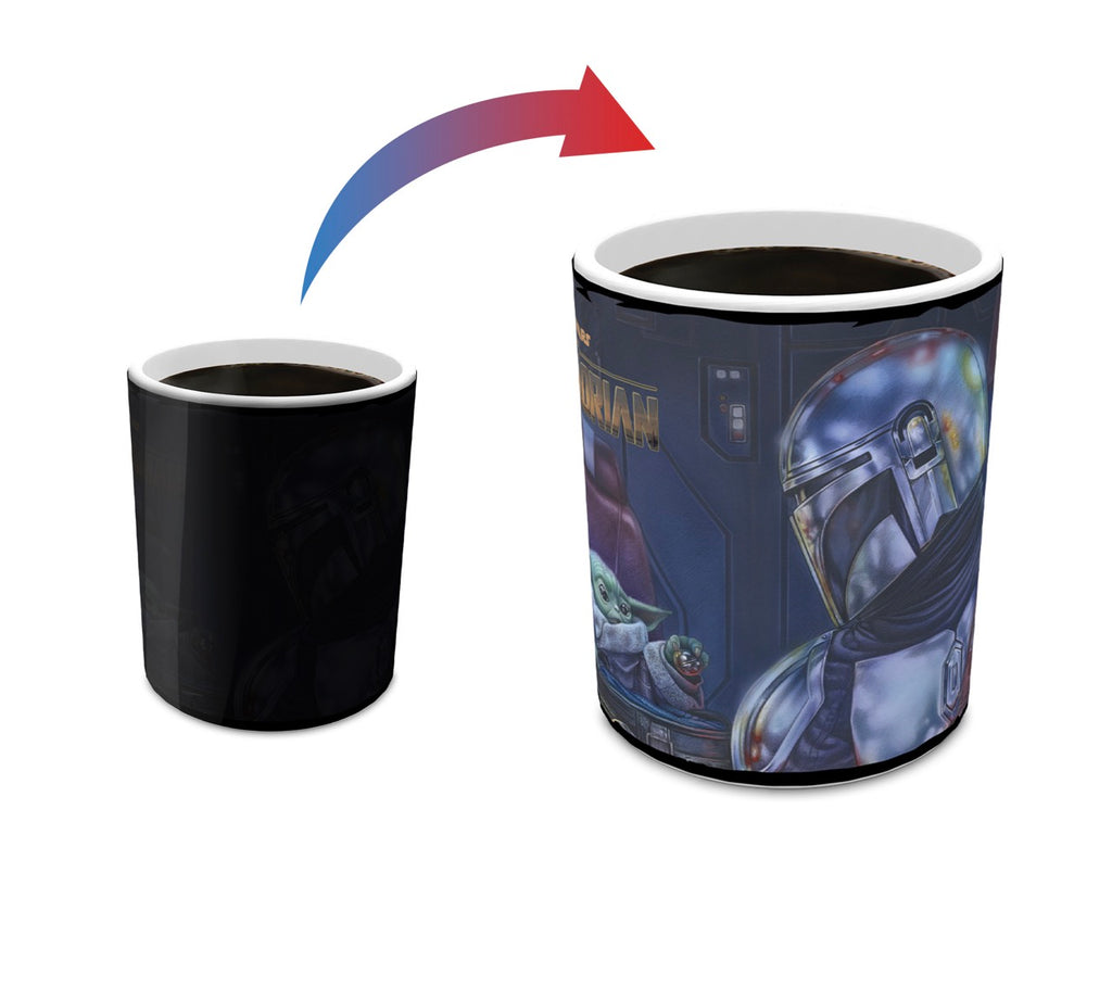 Star Wars (The Mandalorian - Two For The Road) Morphing Mugs® Heat-Sensitive Clue Mug MMUGC1350