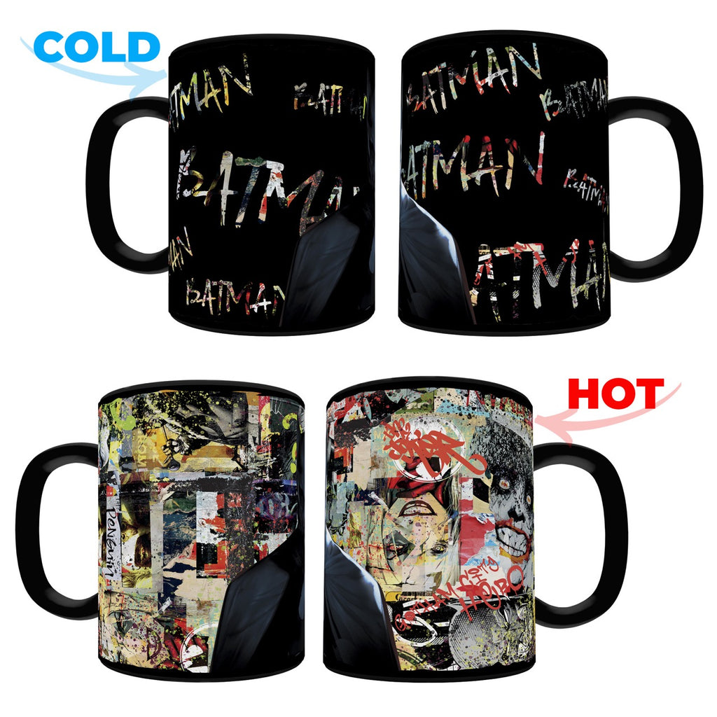 DC Comics (Batman - Collage) Morphing Mugs® Heat-Sensitive Clue Mug MMUGC1435