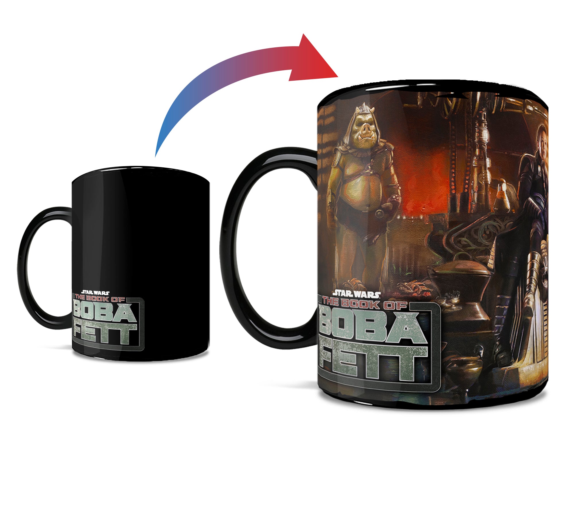 Star Wars (The The Book of Boba Fett - A New Beginning) Morphing Mugs® Heat-Sensitive Clue Mug MMUGC1481