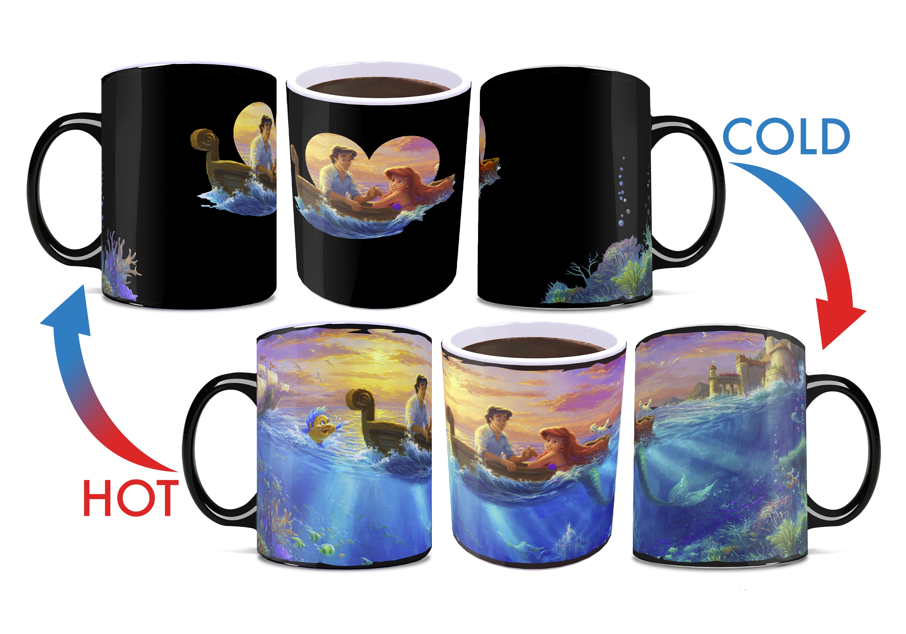 Disney (The Little Mermaid - Falling in Love) Morphing Mugs® Heat-Sensitive Clue Mug MMUGC1515