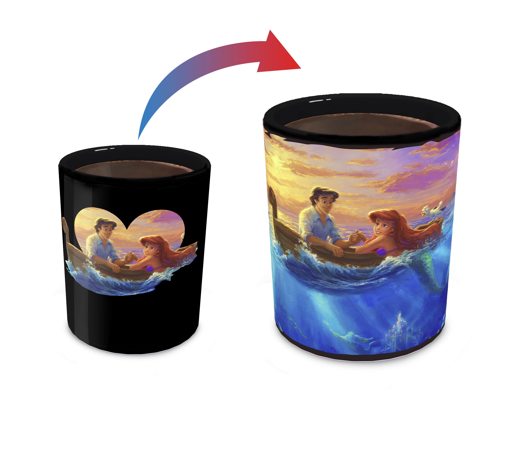 Disney (The Little Mermaid - Falling in Love) Morphing Mugs® Heat-Sensitive Clue Mug MMUGC1515