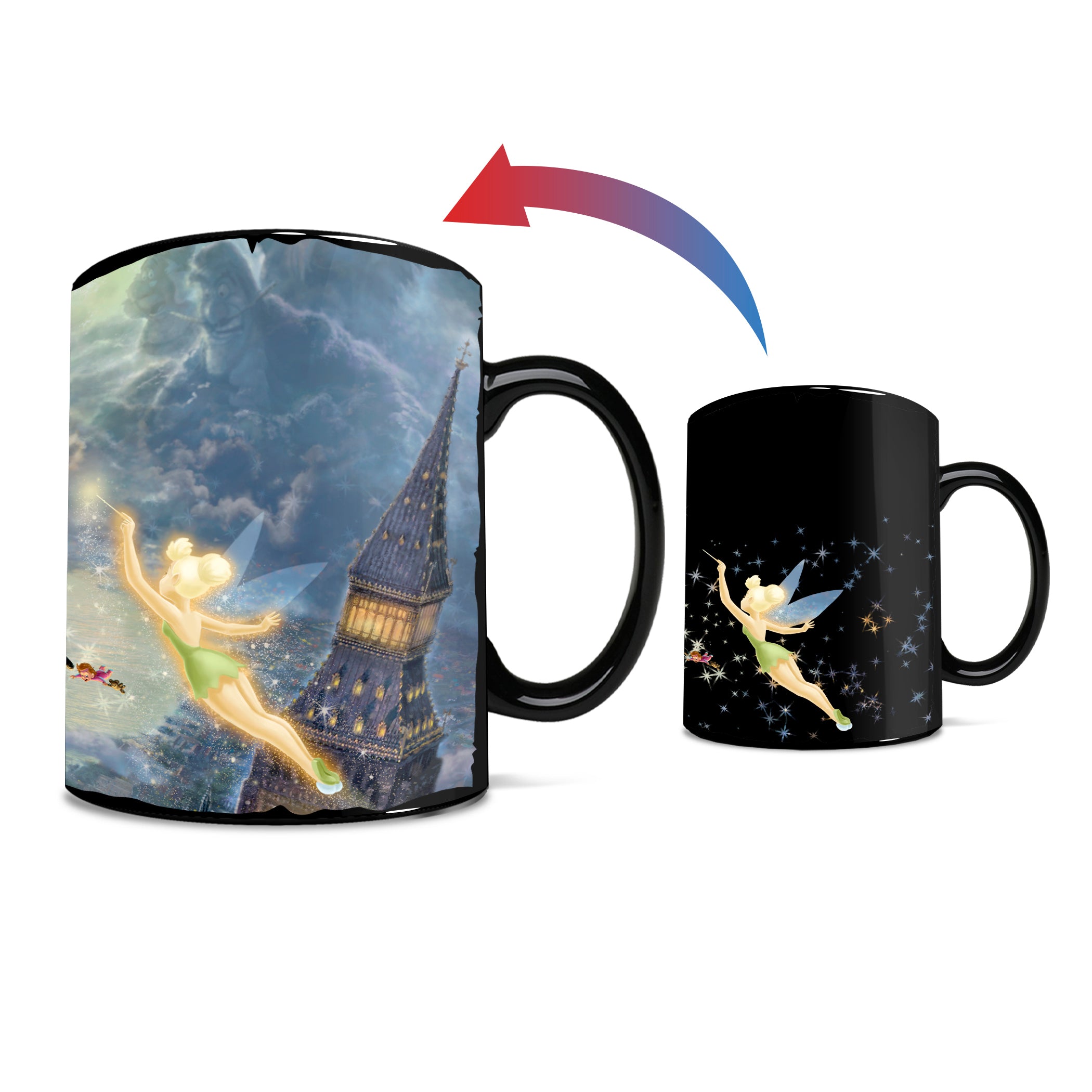 Disney (Tinker Bell and Peter Pan Fly to Never Land) Morphing Mugs® Heat-Sensitive Clue Mug MMUGC1631