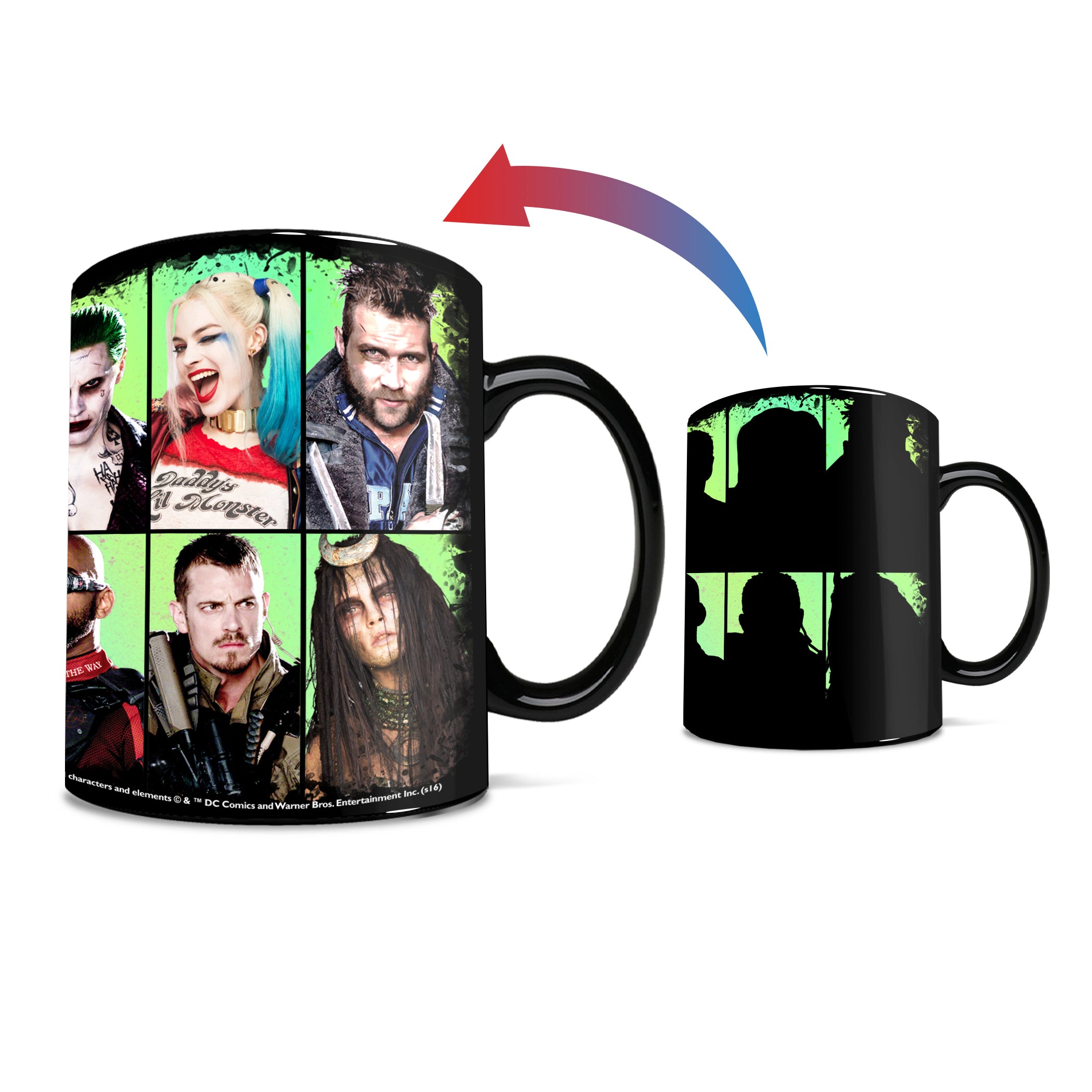 Suicide Squad (Worst Heroes Ever) Morphing Mugs® Heat-Sensitive Clue Mug MMUGC404