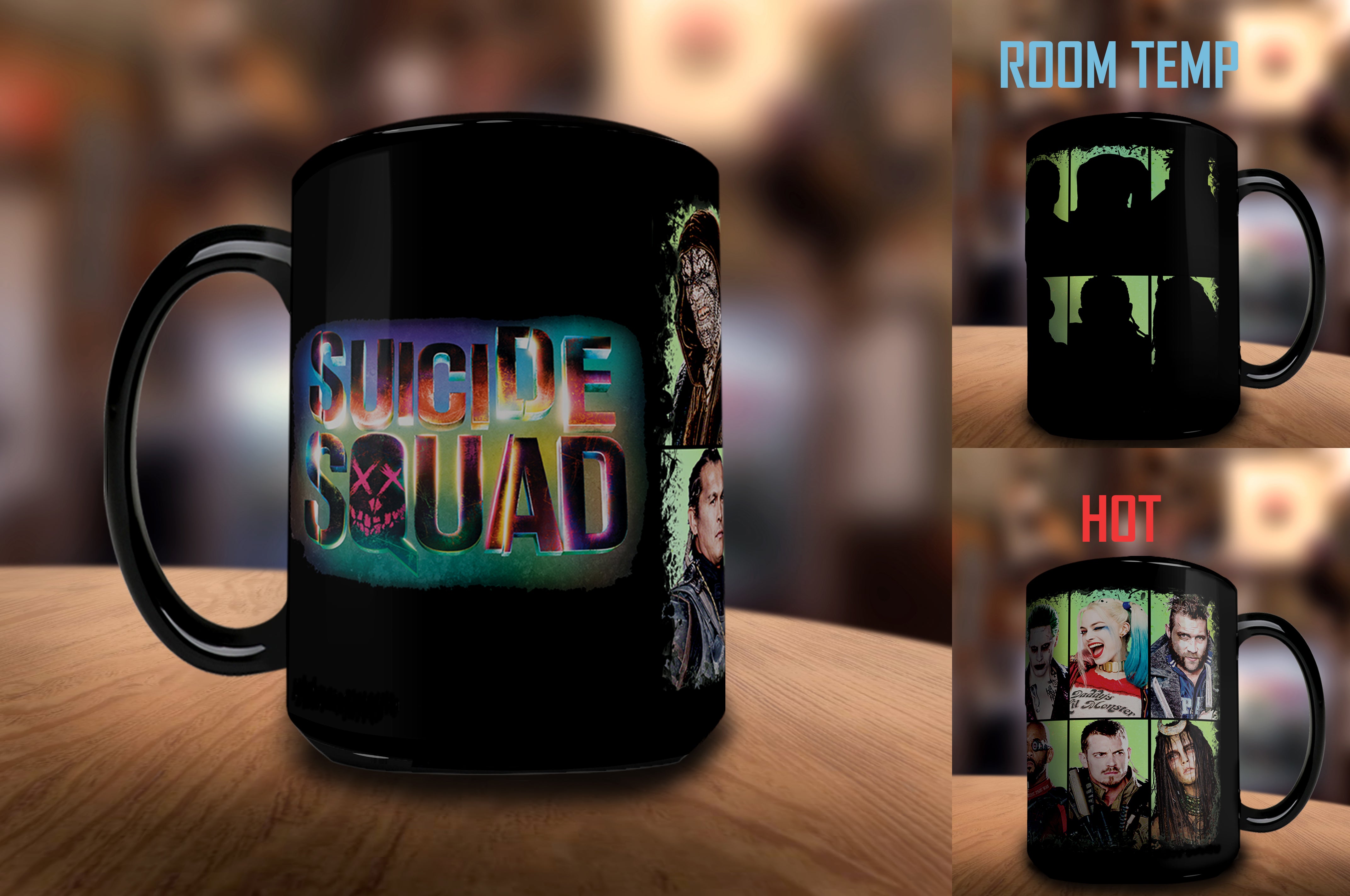 Suicide Squad (Worst Heroes Ever) Morphing Mugs® Heat-Sensitive Clue Mug MMUGC404