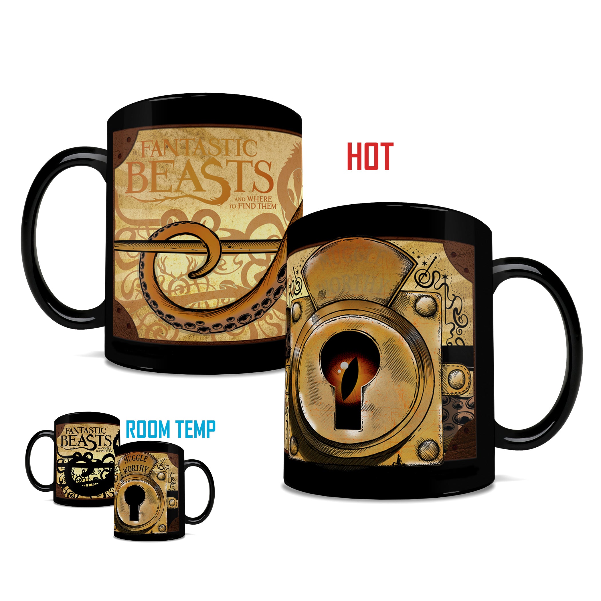 Fantastic Beasts and Where to Find Them (Muggle Worthy) Morphing Mugs® Heat-Sensitive Clue Mug MMUGC517