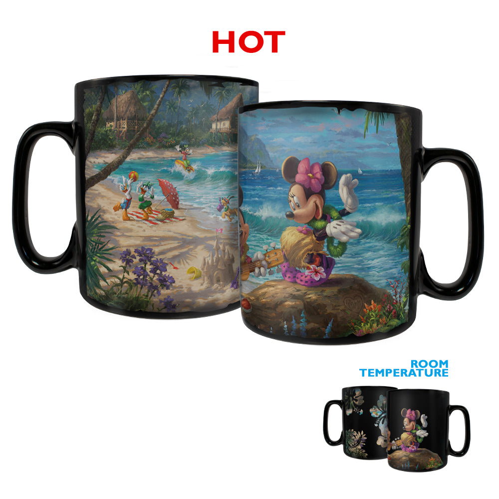 Disney (Mickey and Minnie Mouse in Hawaii) Morphing Mugs® Heat-Sensitive Clue Mug MMUGC922