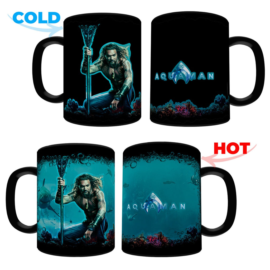 Aquaman (Quest for the Trident) Morphing Mugs® Heat-Sensitive Clue Mug MMUGC925