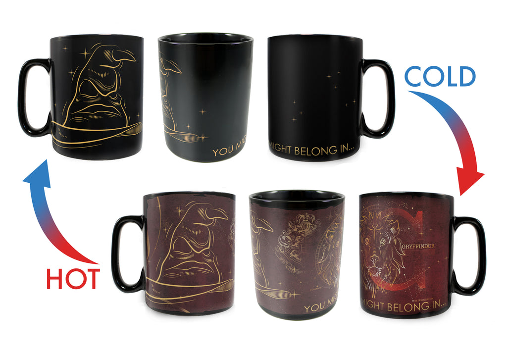 (Back Order Till Mid-2025) Harry Potter (Celestial House - Gryffindor) Morphing Mugs® Heat-Sensitive Clue Mug MMUGC943