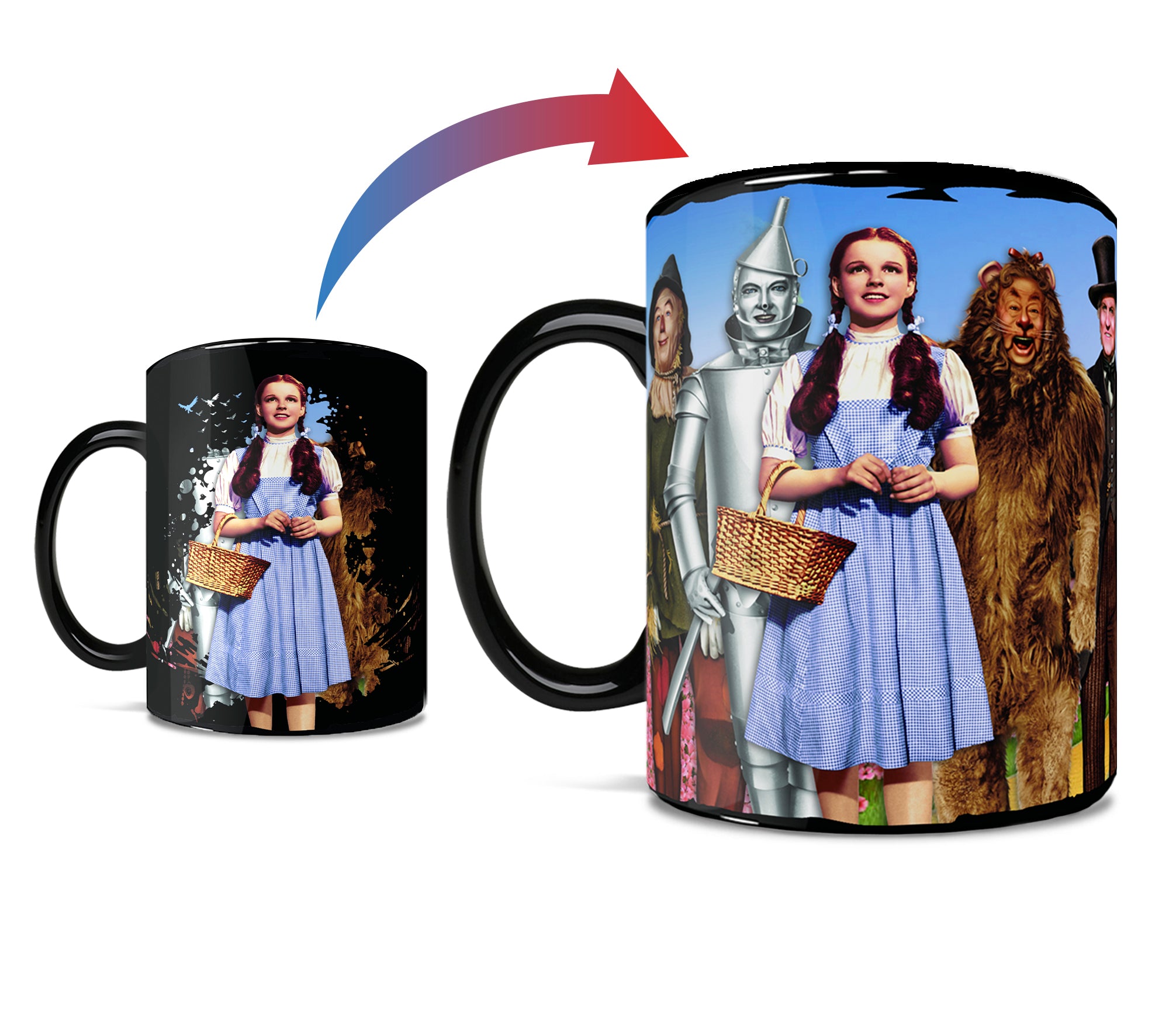 The Wizard of Oz (Dorothy and The Gang) Morphing Mugs® Heat-Sensitive Clue Mug MMUGC952