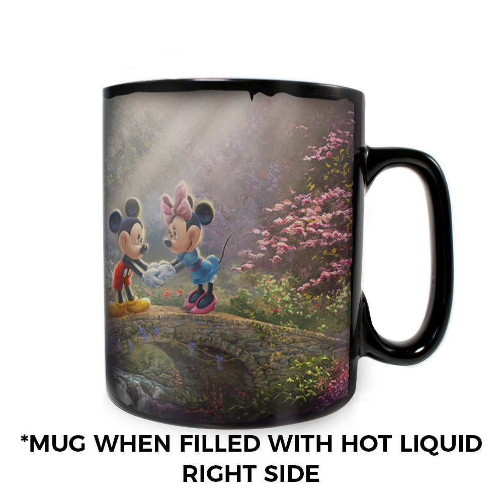 Disney (Mickey and Minnie Mouse - Sweetheart Bridge) Morphing Mugs® Heat-Sensitive Clue Mug MMUGC959