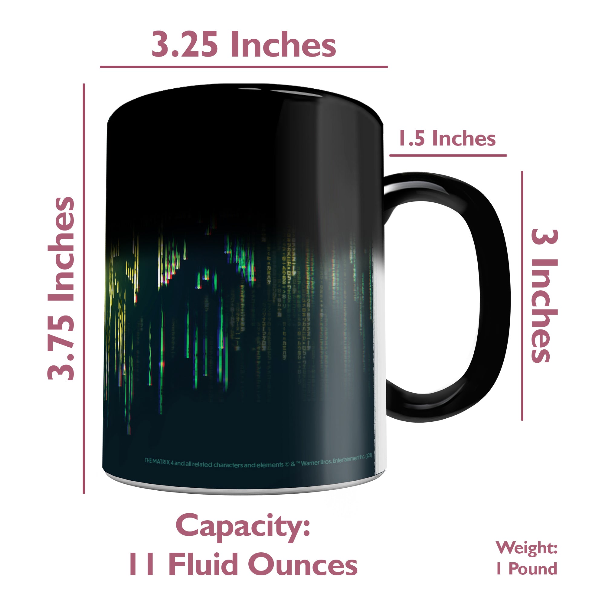 The Matrix Resurrections (Glitch) Morphing Mugs®  Heat-Sensitive Mug MMUG1363