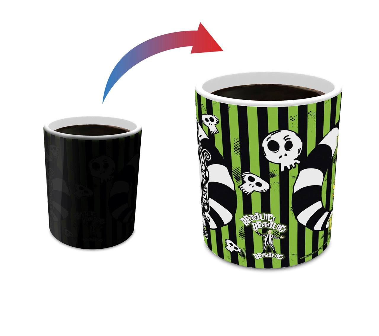 Beetlejuice (Strange Green) Personalized Morphing Mugs® Heat-Sensitive Mug MMUGU1719