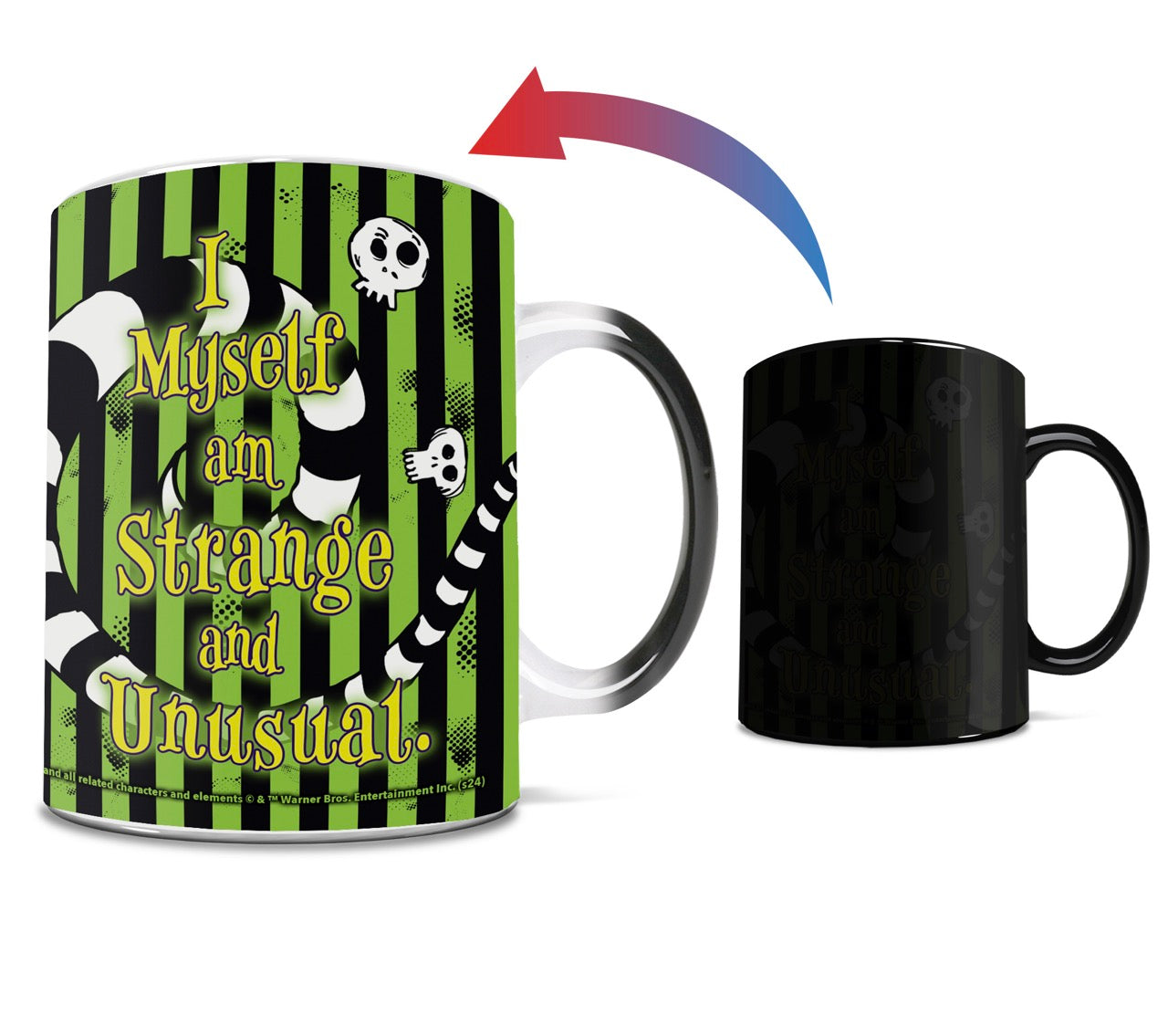 Beetlejuice (Strange Green) Personalized Morphing Mugs® Heat-Sensitive Mug MMUGU1719