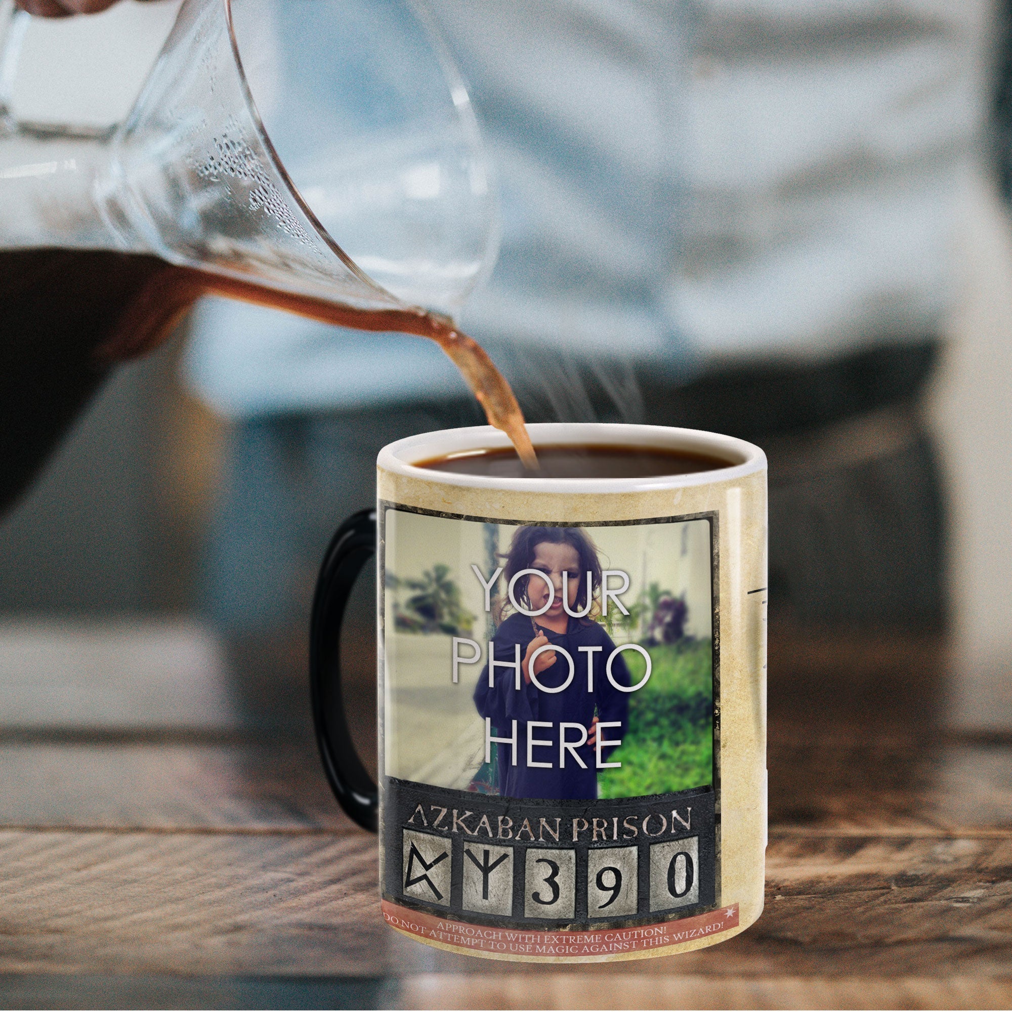 Harry Potter (Wanted Wizard - Add Your Image!) Morphing Mugs® Heat-Sensitive Mug MMUGU310