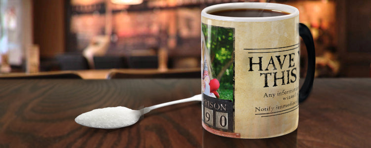 Harry Potter (Wanted Wizard - Add Your Image!) Morphing Mugs® Heat-Sensitive Mug MMUGU310