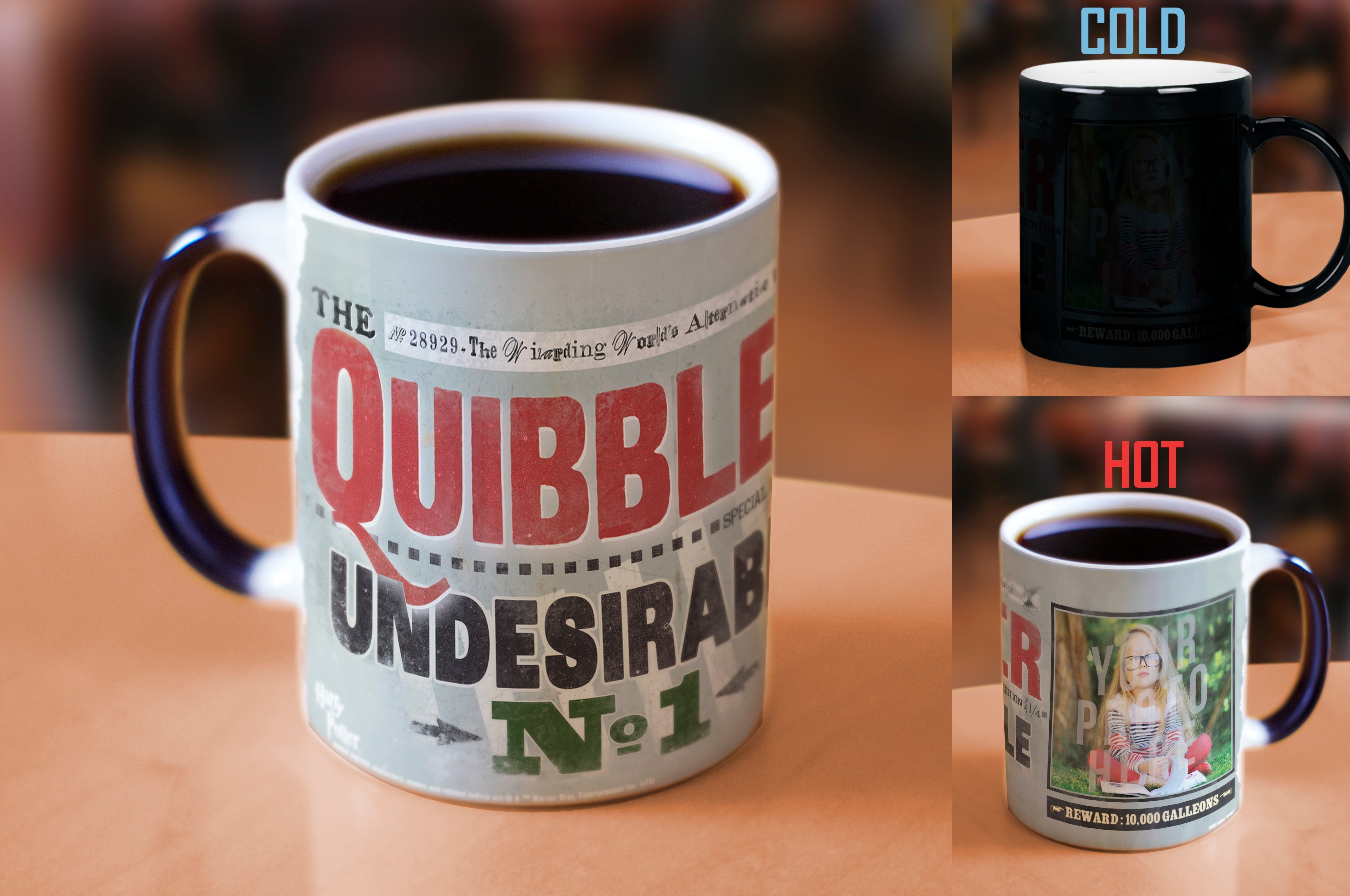 Harry Potter (Quibbler - Add Your Image!) Morphing Mugs® Heat-Sensitive Mug MMUGU396