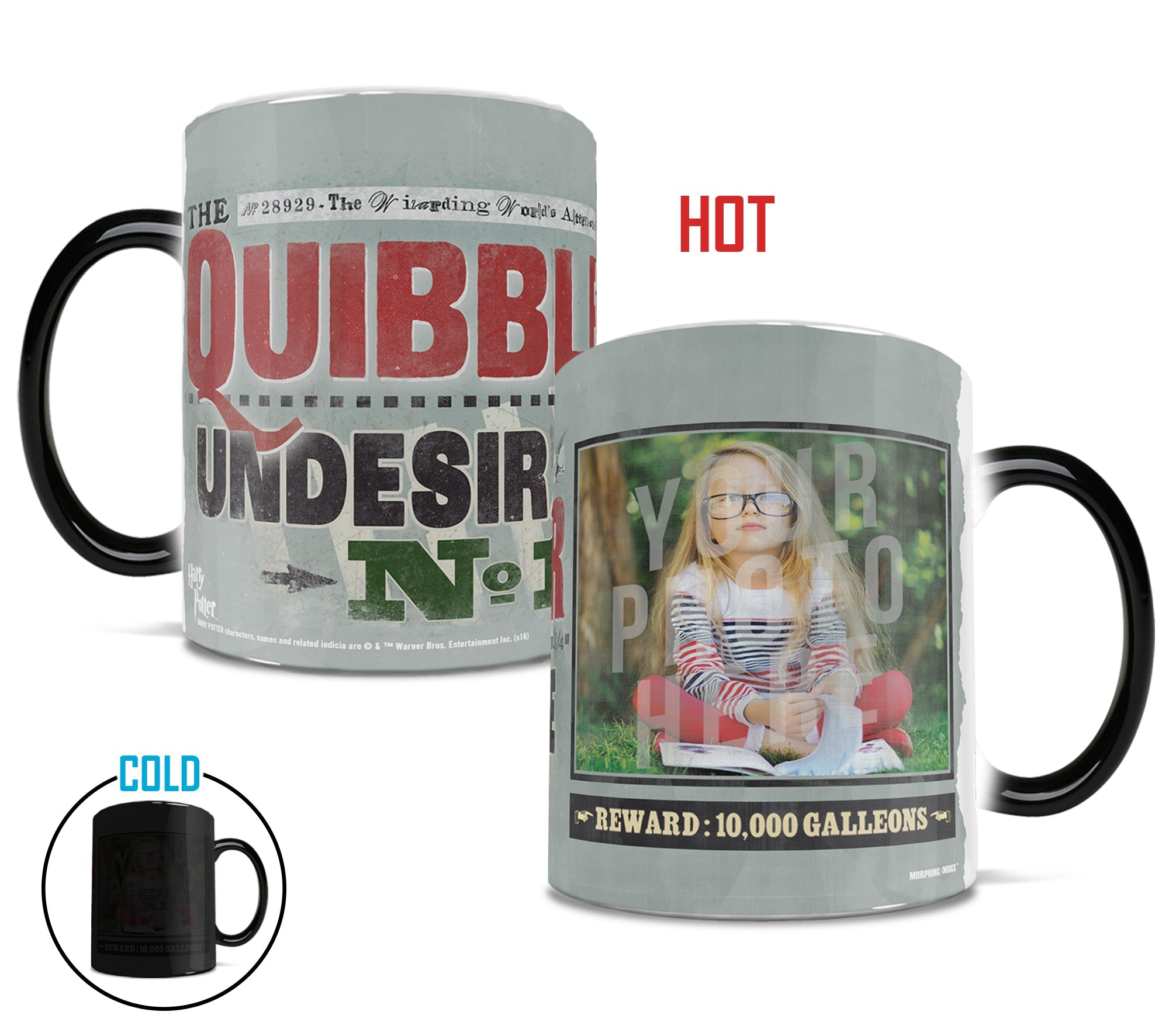 Harry Potter (Quibbler - Add Your Image!) Morphing Mugs® Heat-Sensitive Mug MMUGU396