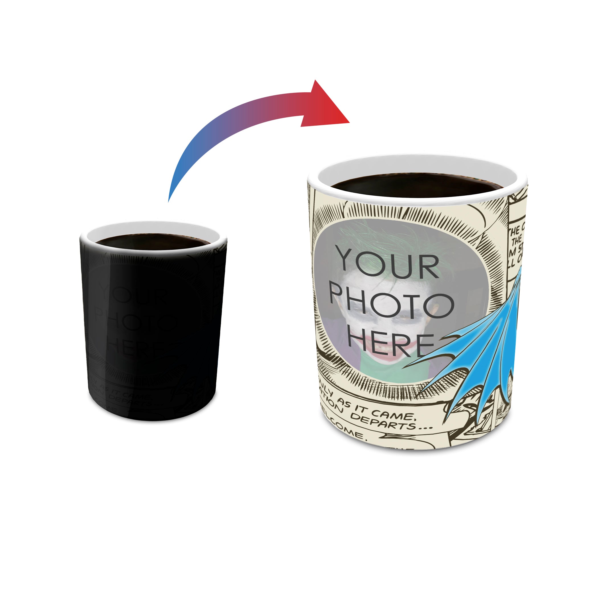 DC Comics (Batman Comics - Add Your Image!) Morphing Mugs® Heat-Sensitive Mug MMUGU397