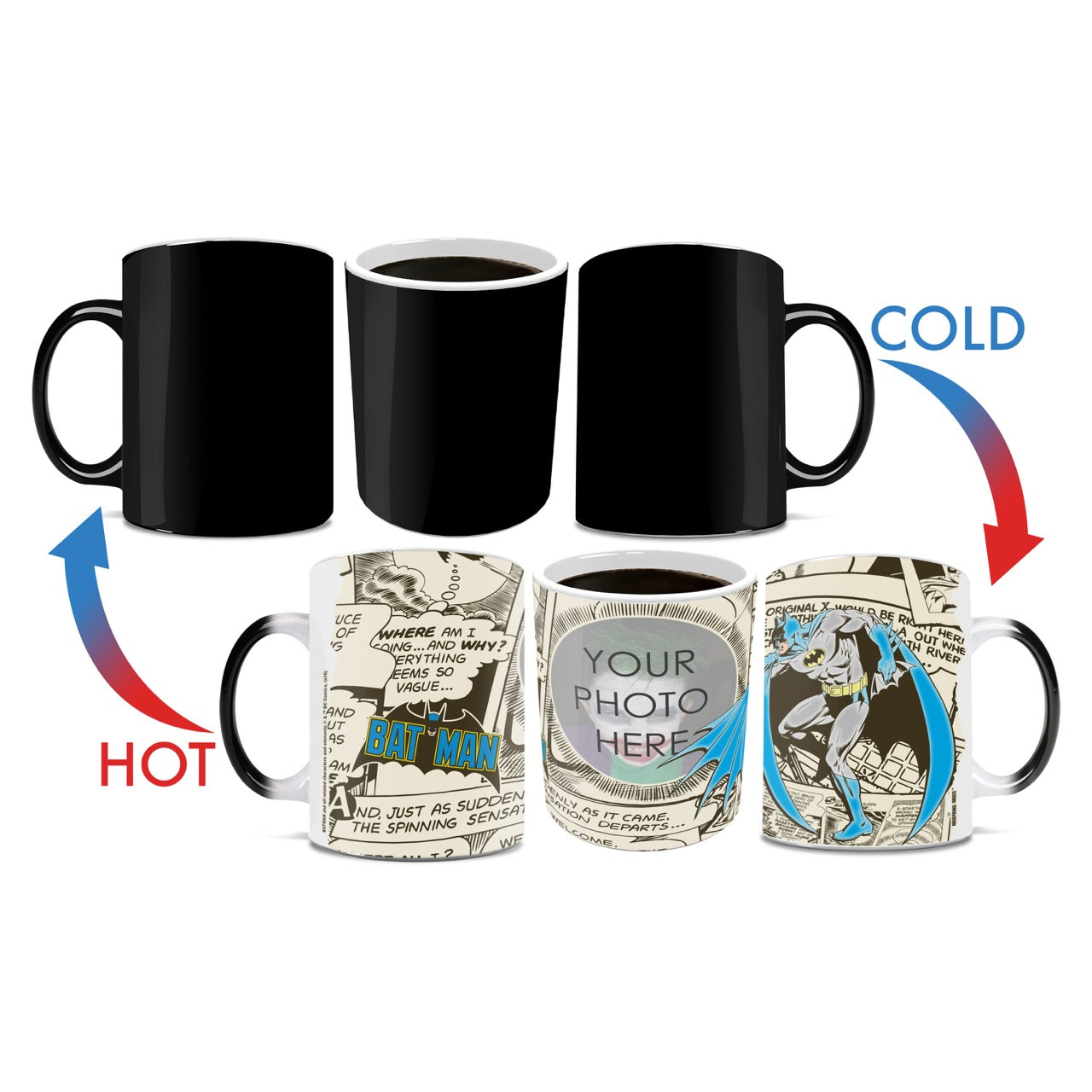 DC Comics (Batman Comics - Add Your Image!) Morphing Mugs® Heat-Sensitive Mug MMUGU397