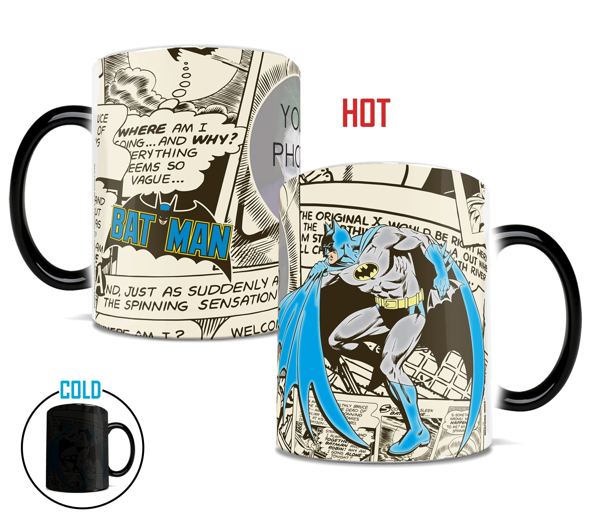 DC Comics (Batman Comics - Add Your Image!) Morphing Mugs® Heat-Sensitive Mug