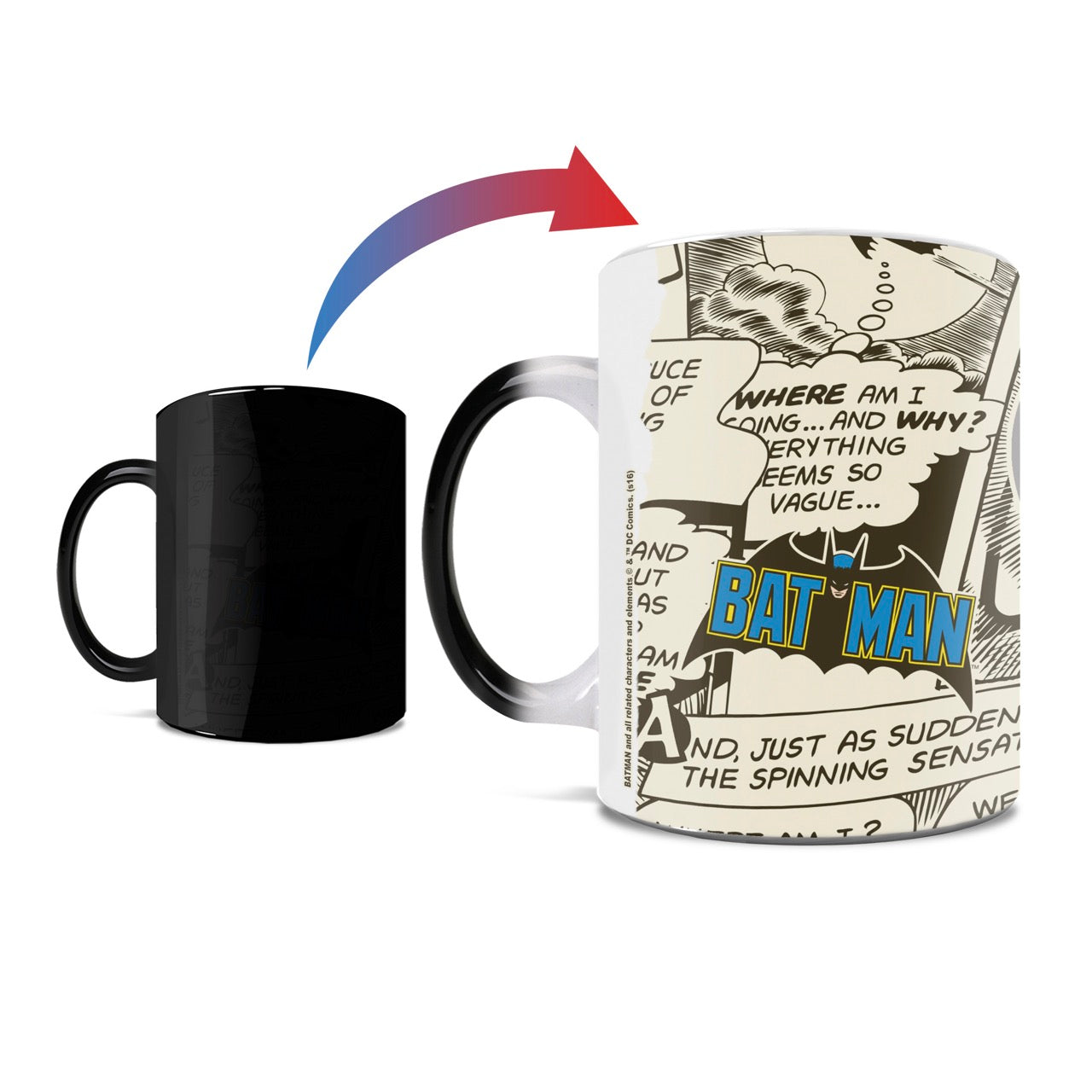 DC Comics (Batman Comics - Add Your Image!) Morphing Mugs® Heat-Sensitive Mug MMUGU397