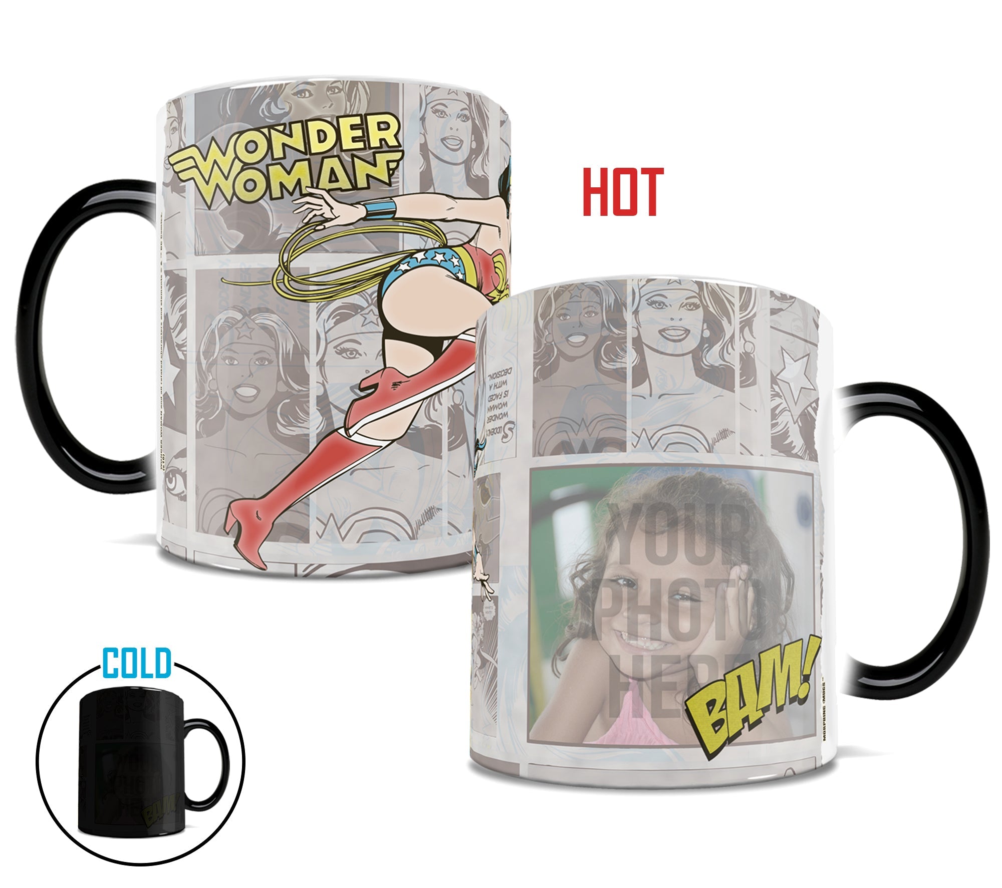 DC Comics (Wonder Woman - Add Your Image!) Morphing Mugs® Heat-Sensitive Mug